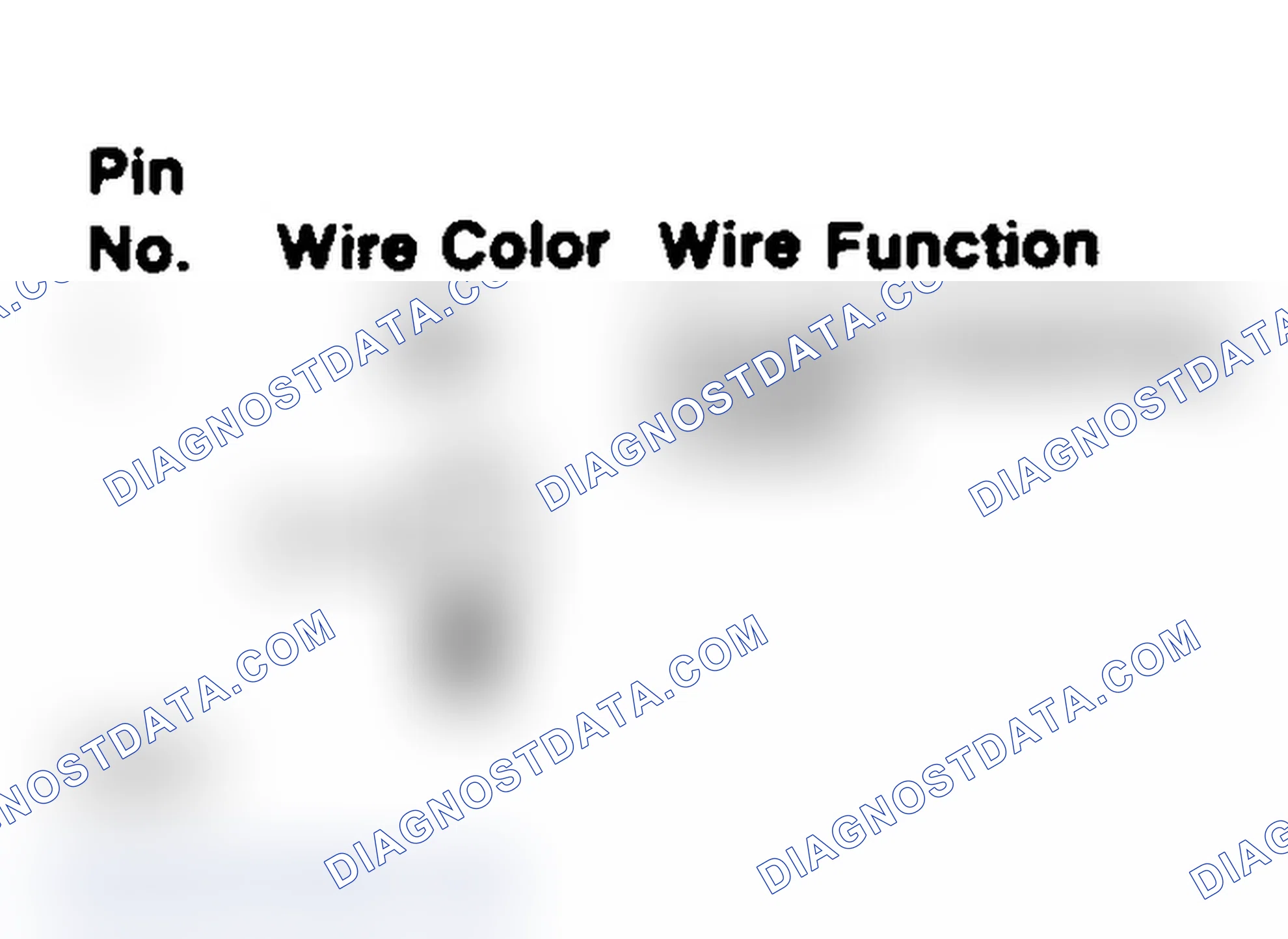 Scheme 124: Oxygen Sensor Connector Terminals (Non-Turbo)