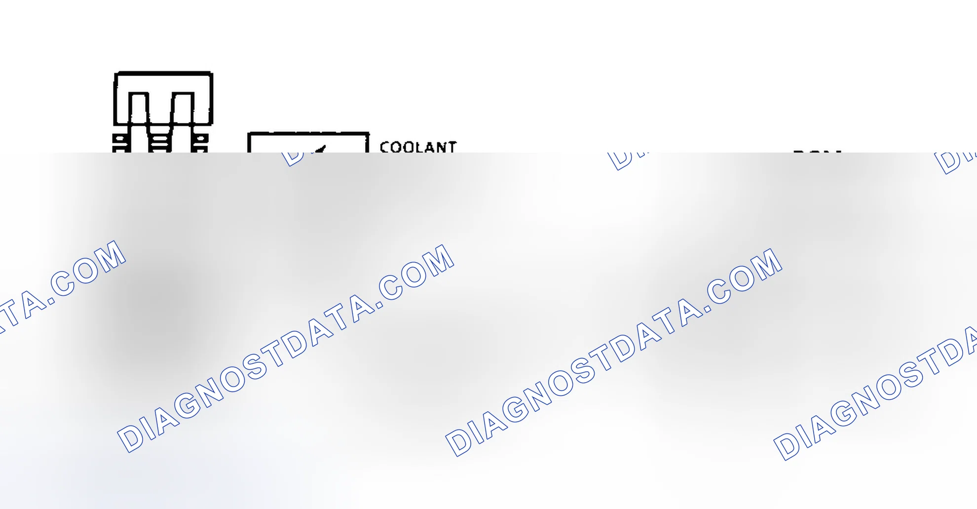 Scheme 80: Code 14 Schematic Coolant Sensor Signal Voltage Low