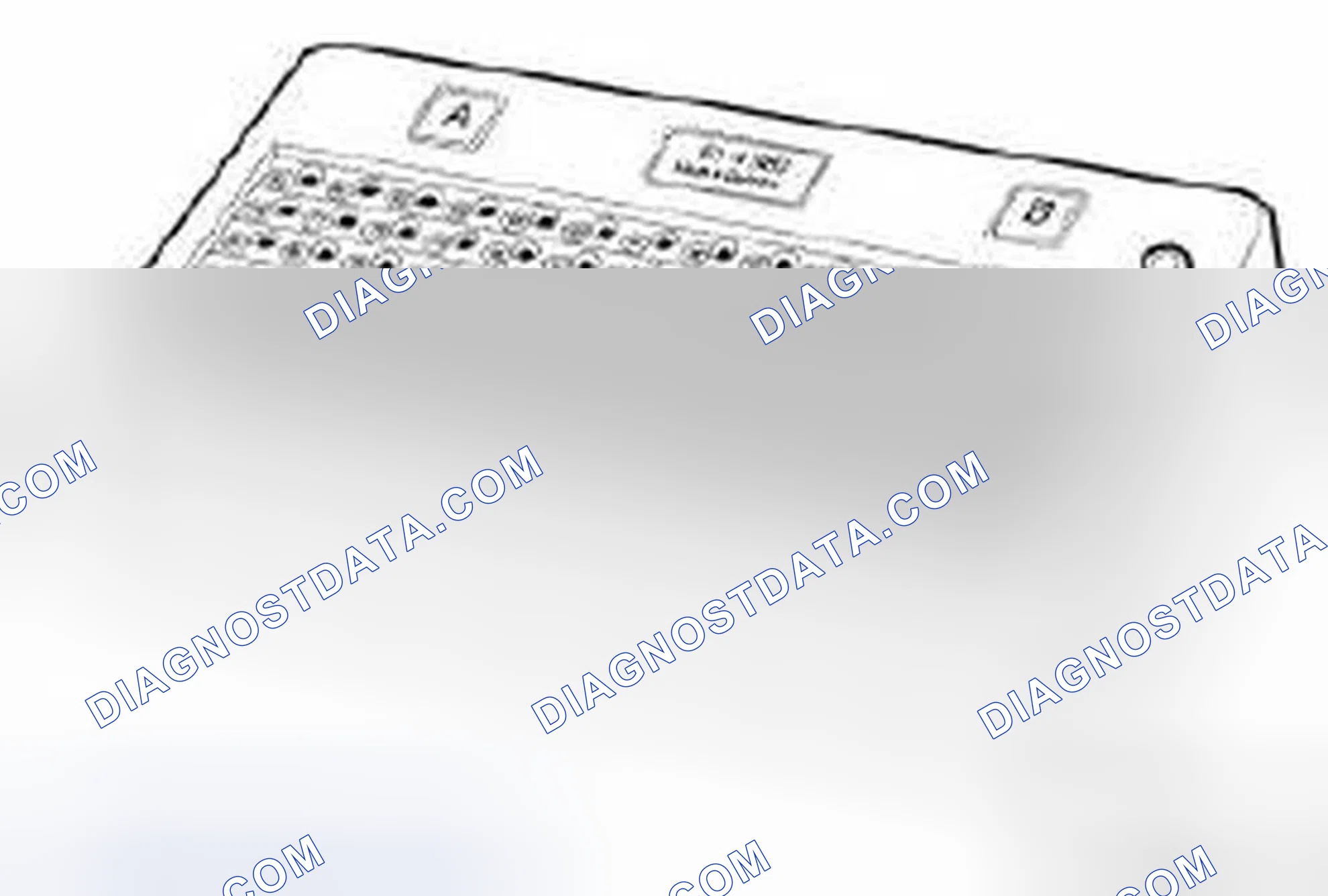 Scheme 233: 61 4 380 Measuring Box, 105-Pin, Complete