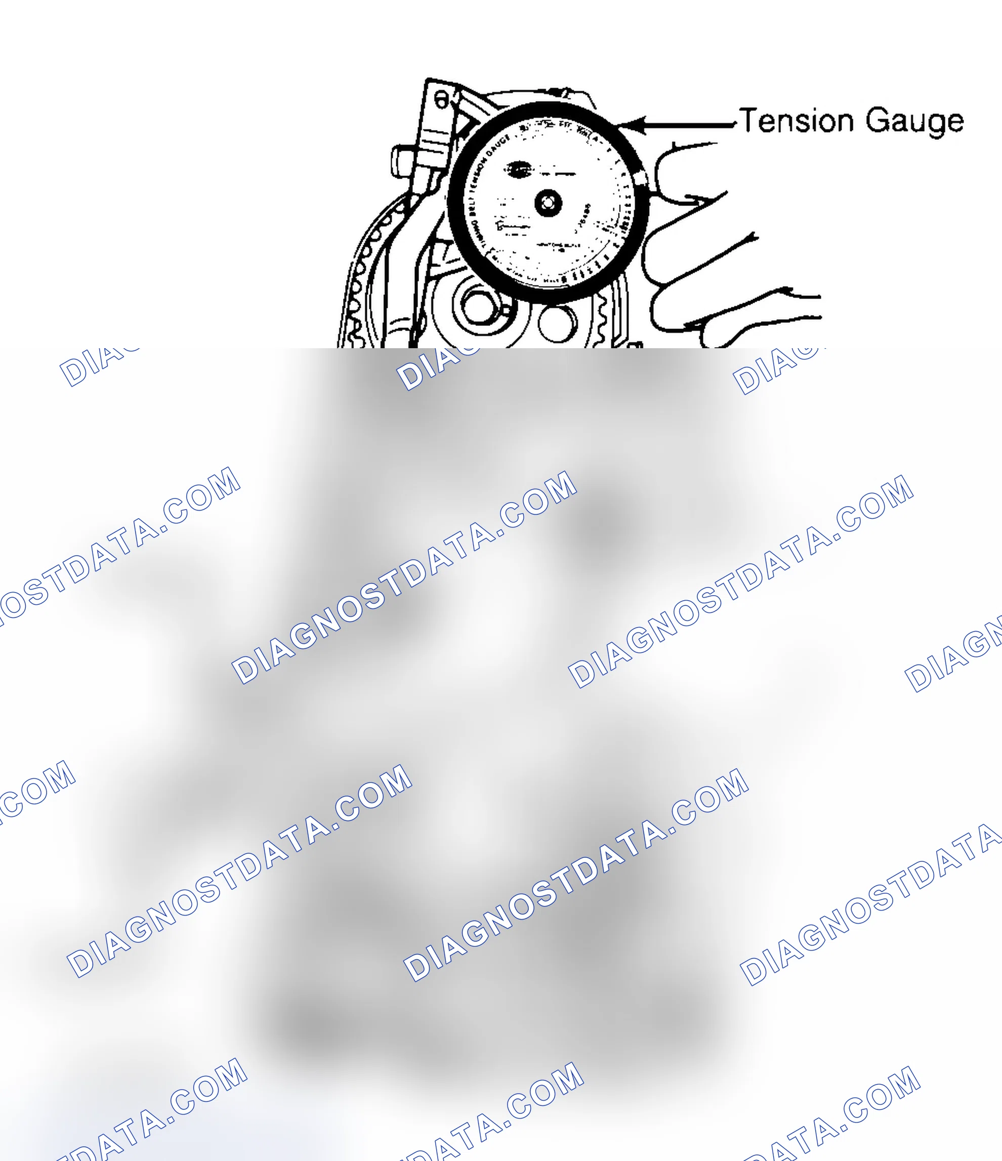 Scheme 28: Adjusting Typical Timing Belt Tension