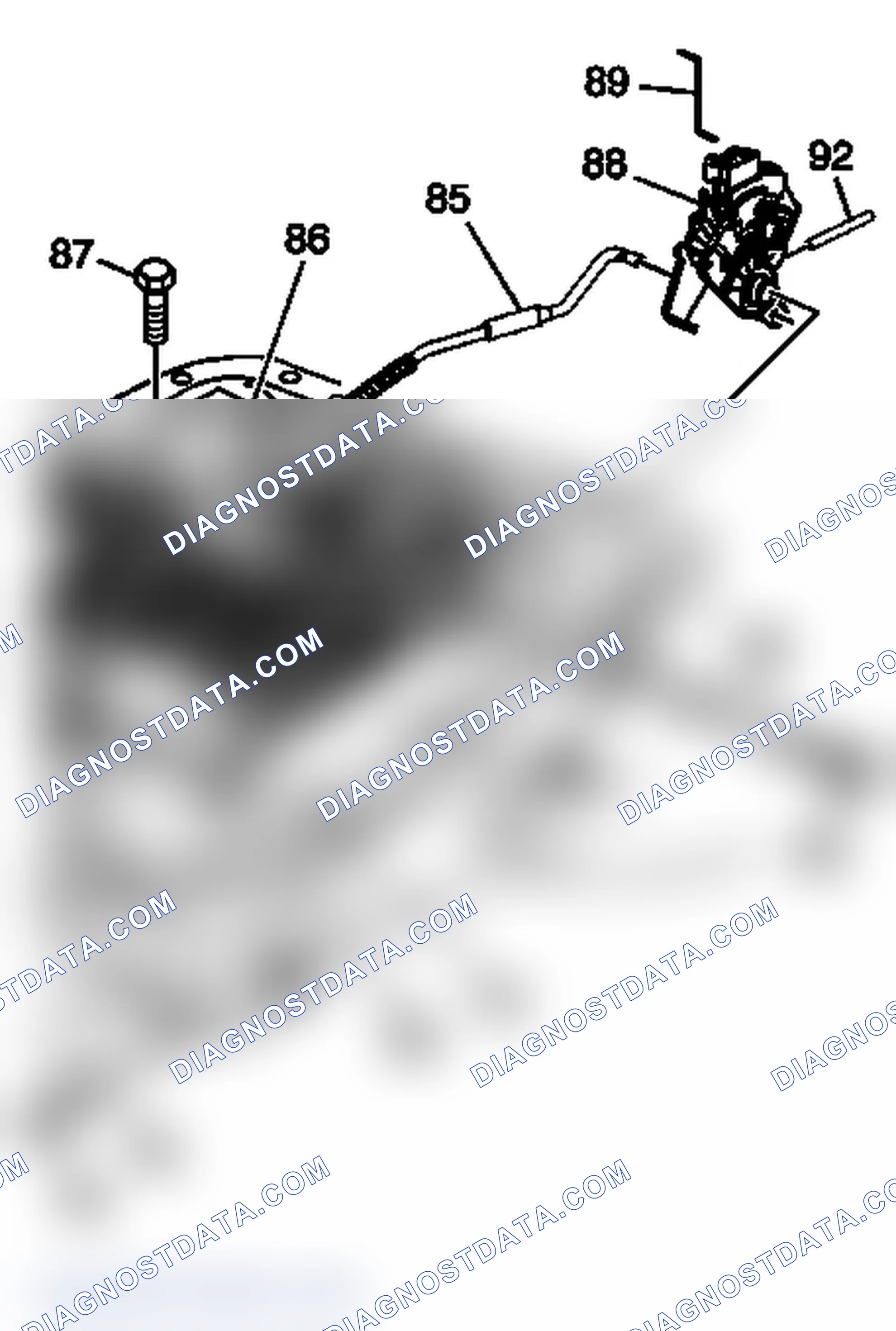 Scheme 175: Parking Lock and Manual Shift Detent Lever with Shaft Position Switch Assembly