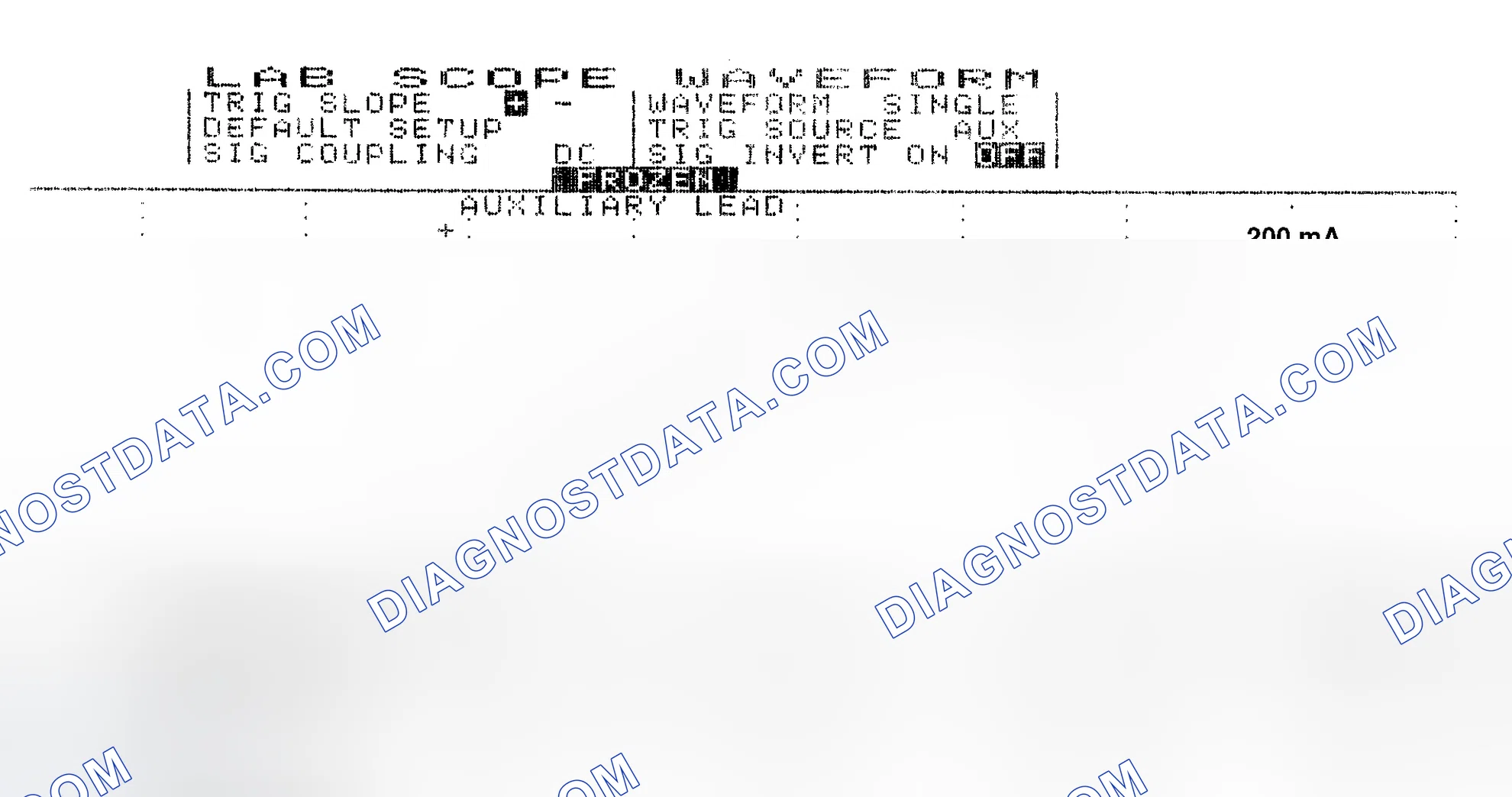 Scheme 13: Single Injector w/Normal Current Flow - Current Pattern