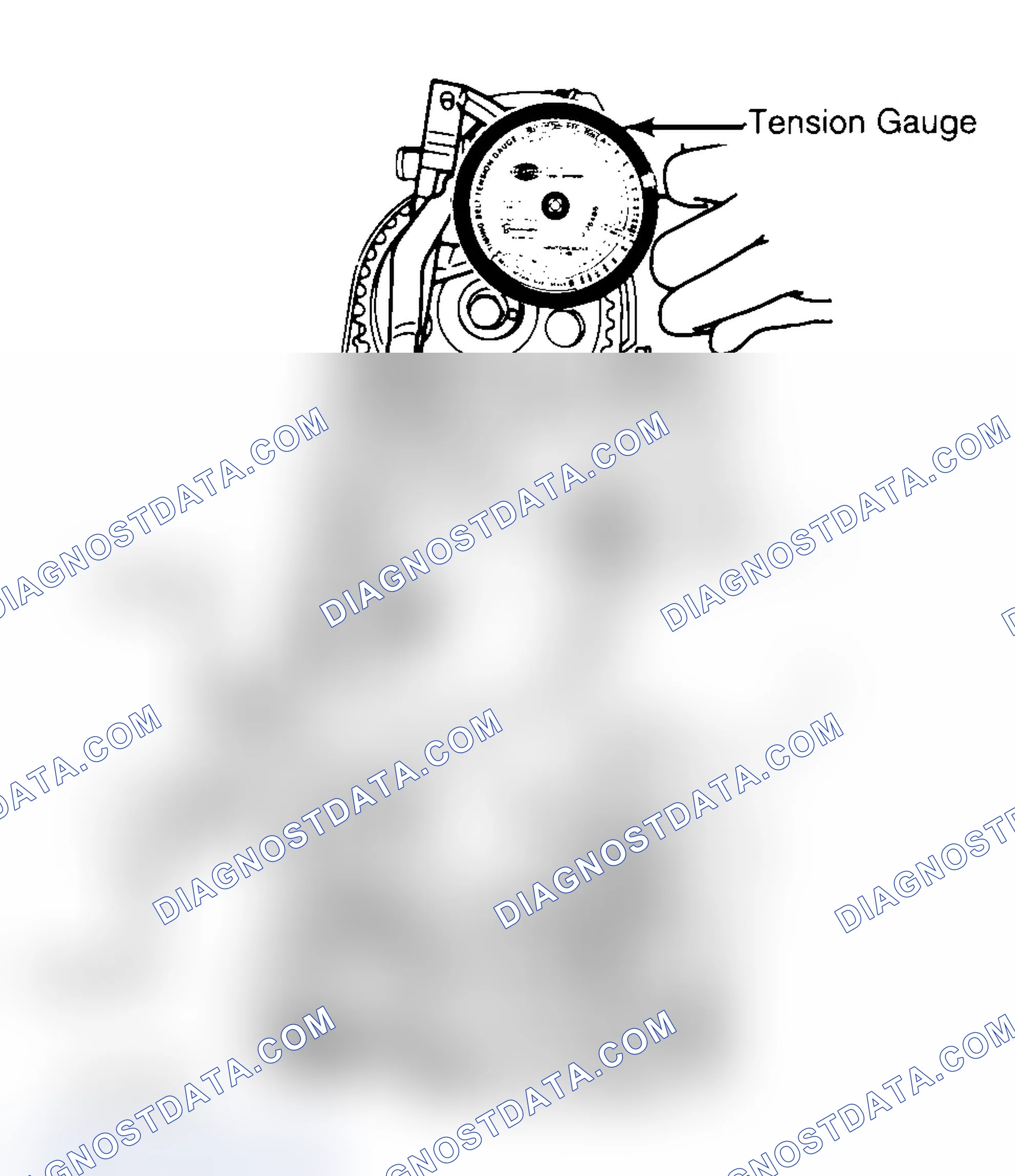 Scheme 28: Adjusting Typical Timing Belt Tension