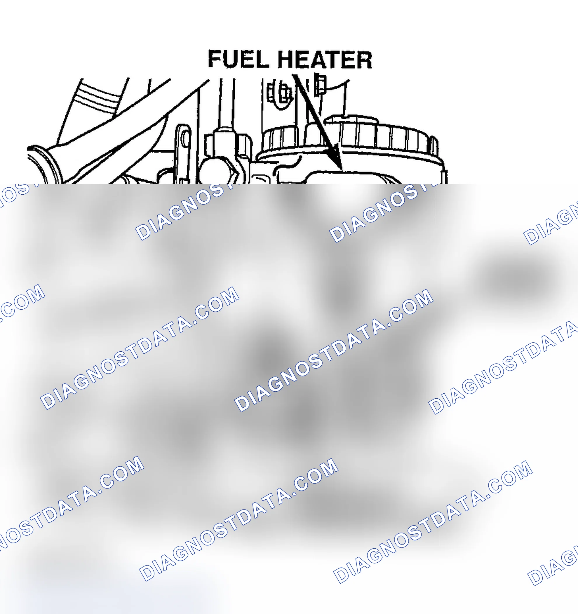 Scheme 746: FUEL SYSTEM COMPONENTS LOCATIONS - DIESEL (EARLY)