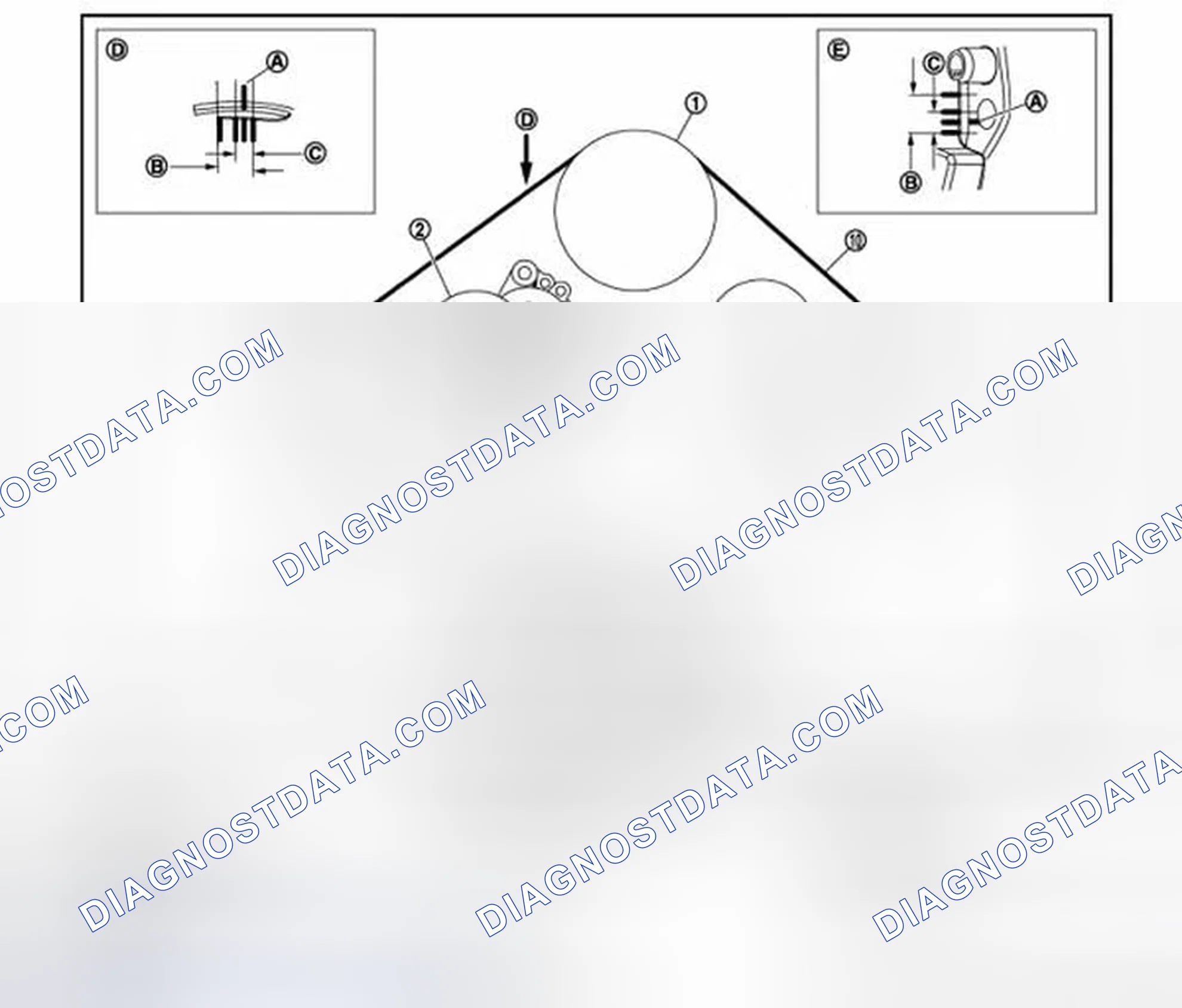 Scheme 4: DRIVE BELTS : Exploded View