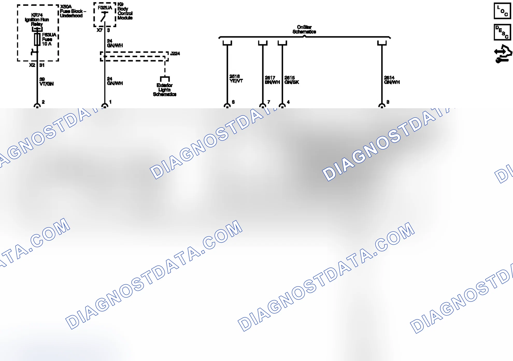 Scheme 1: Inside Rearview Mirror Wiring Schematics