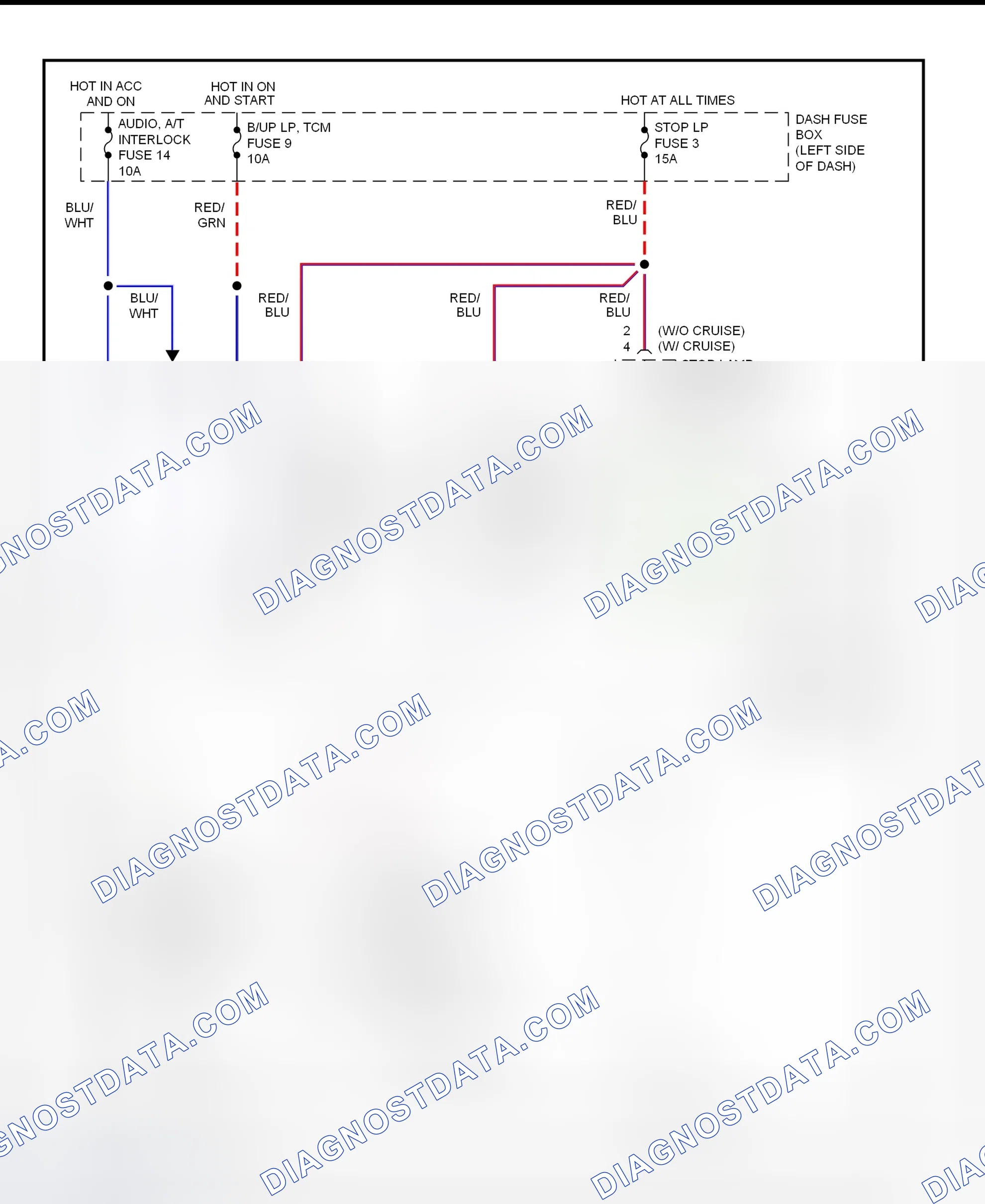 Scheme 84: Shift Interlock System Wiring Diagram (1997 Tiburon)