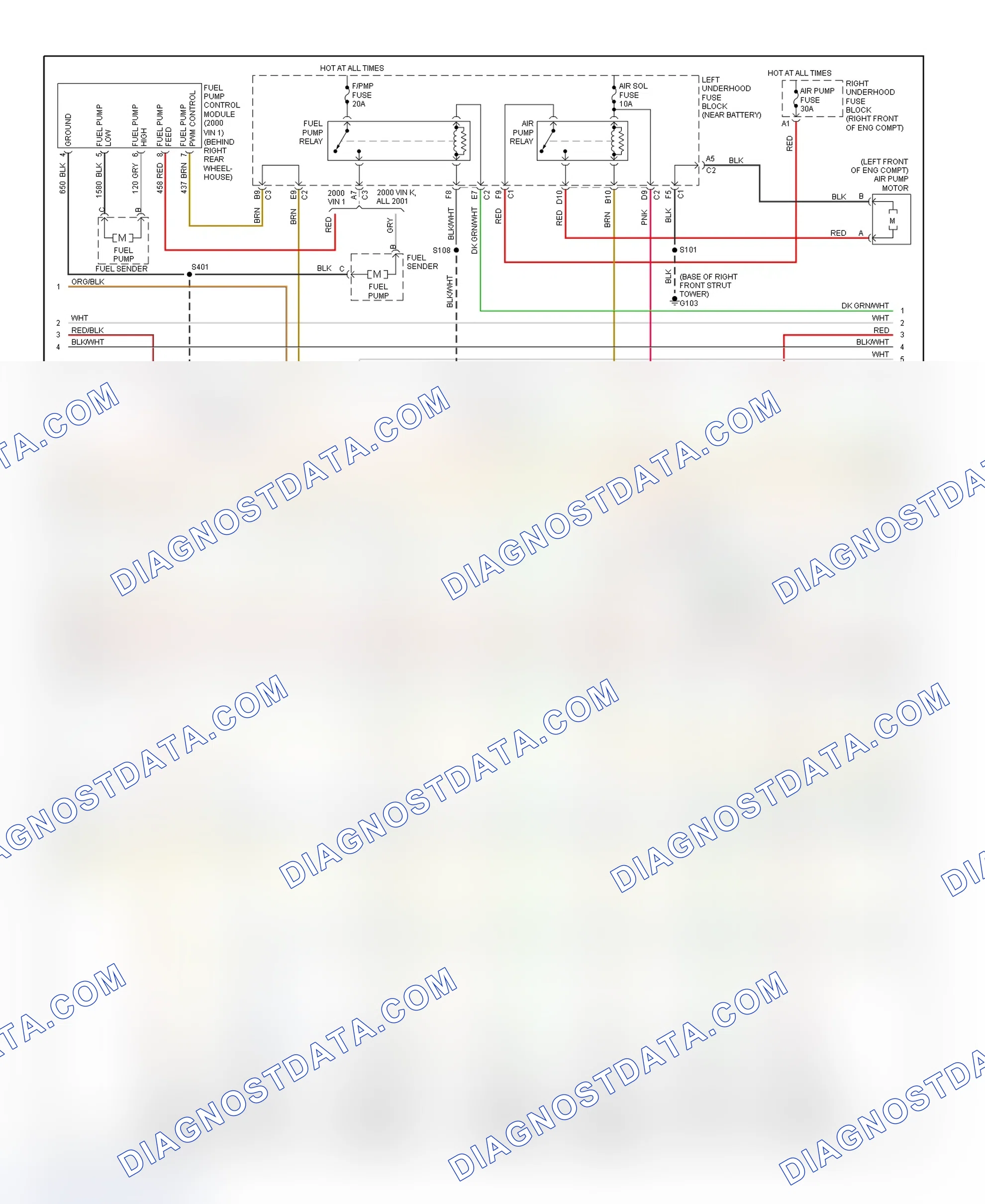 Scheme 143: PCM Wiring Diagram (Park Avenue - 3.8L - 3 Of 4)