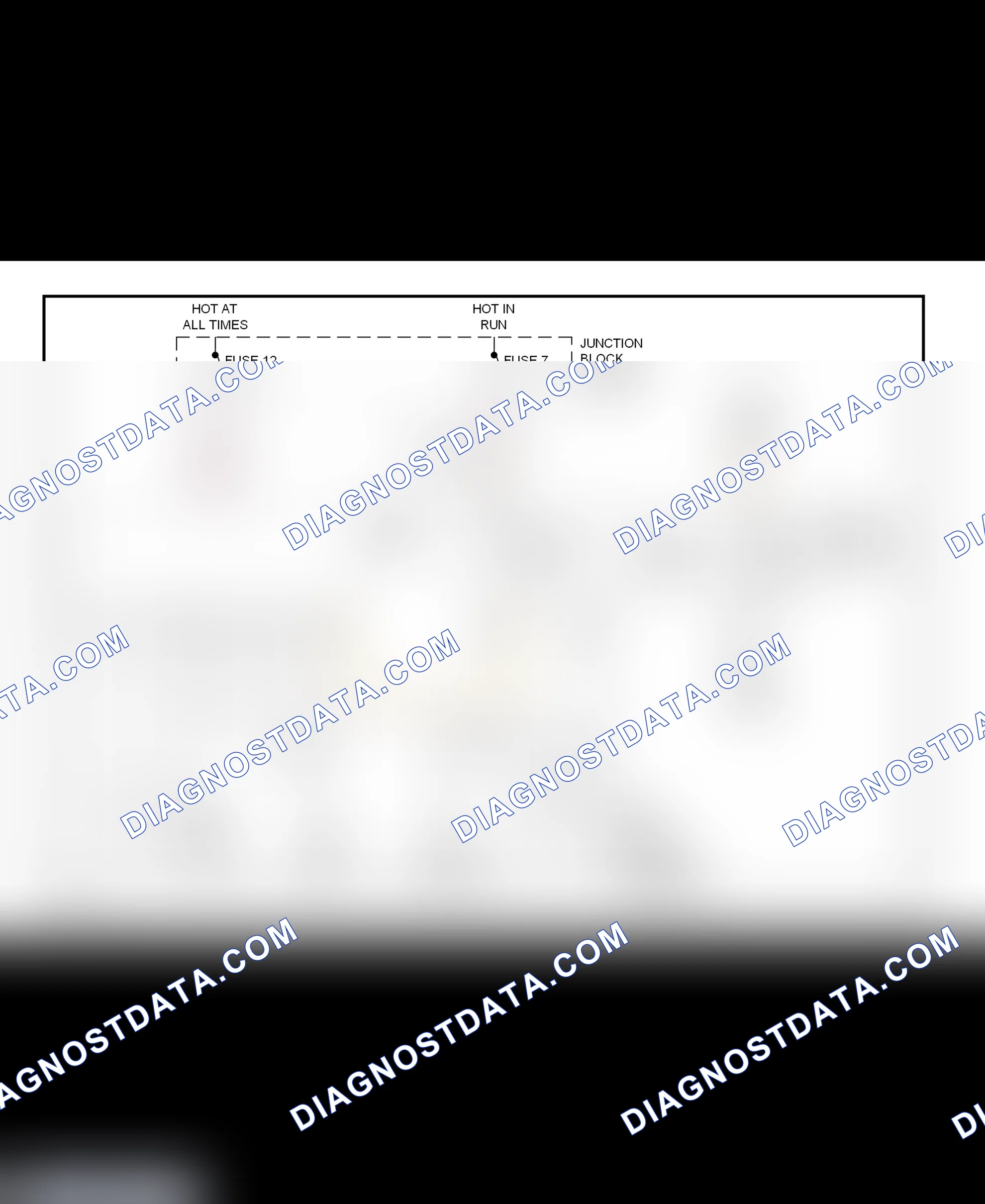 Scheme 1: Rear Wiper/Washer System Wiring Diagram (Durango)