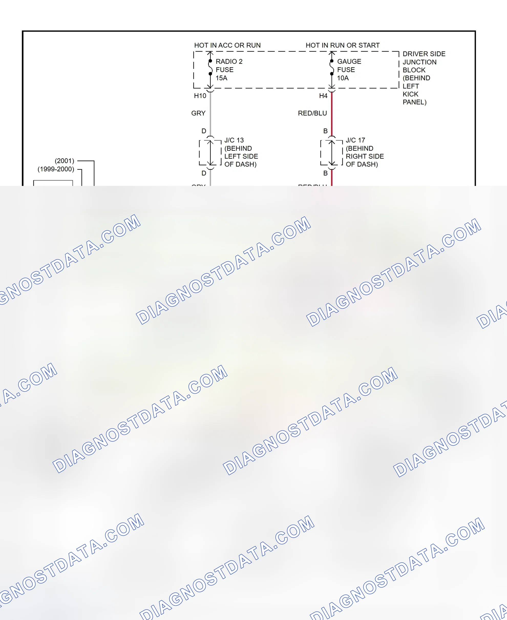 Scheme 335: Shift Interlock System Wiring Diagram (2001 - Lexus GS300)