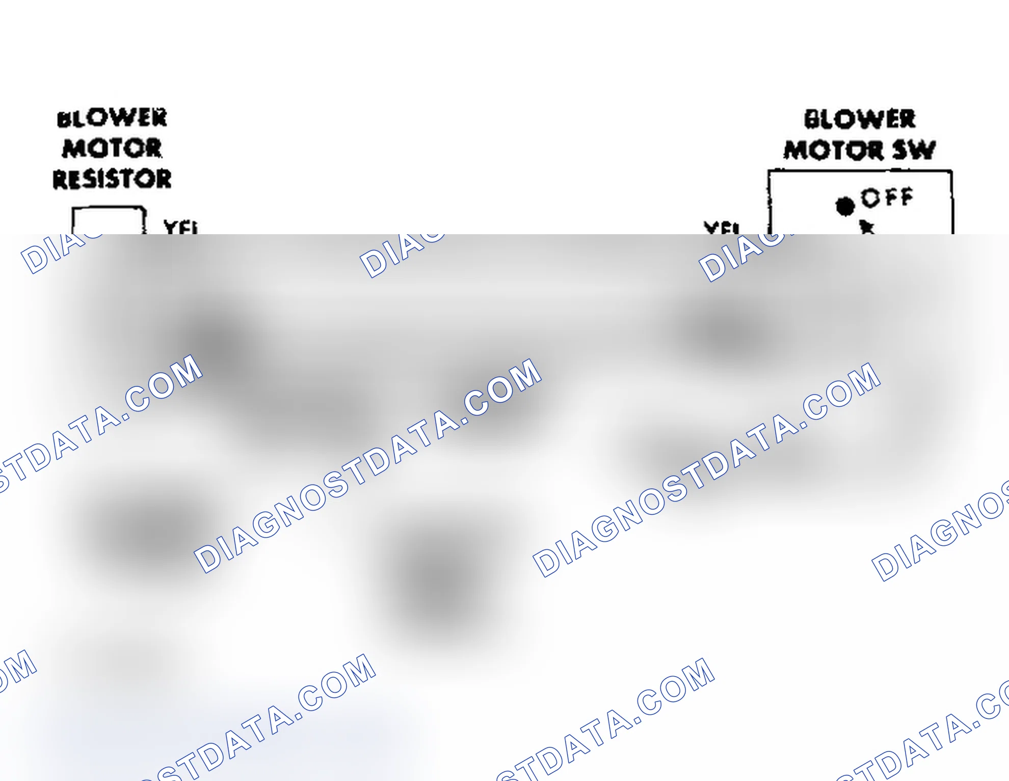 Scheme 7: Heater Wiring Diagram (Blazer and Pickup Models)