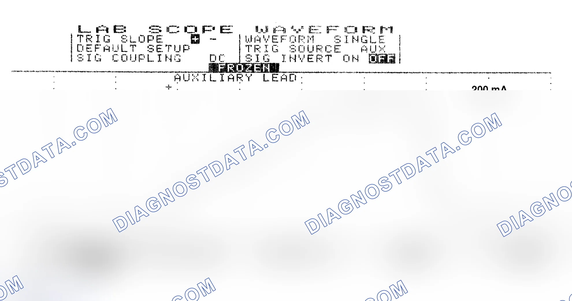 Scheme 13: Single Injector w/Normal Current Flow - Current Pattern