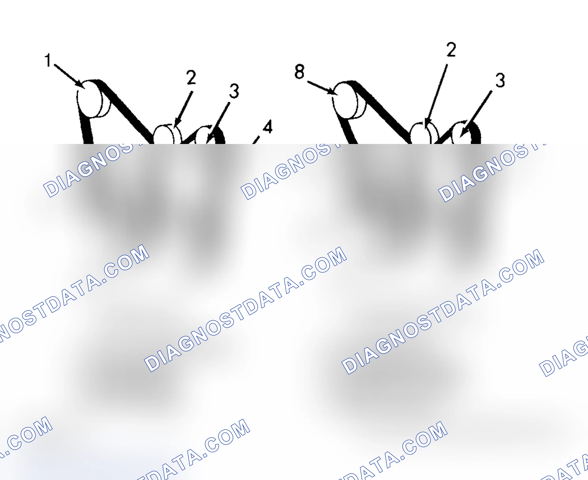 Scheme 8: Serpentine Belt Routing (6.2L & 6.5L - Diesel)