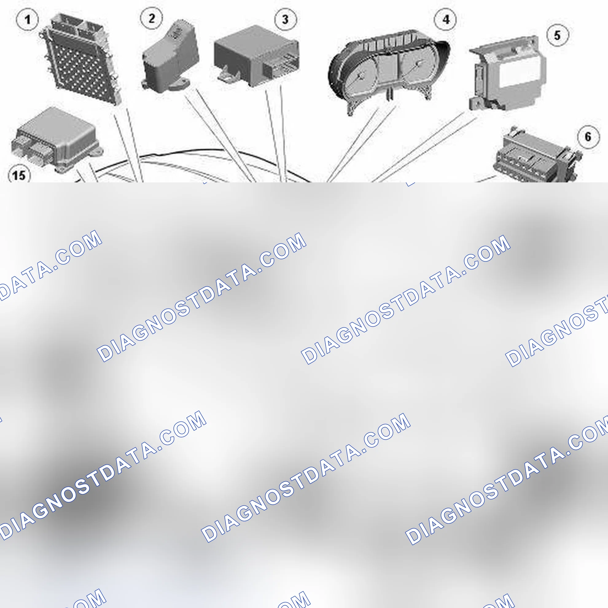 Scheme 5: COMPONENT LOCATION - HIGH SPEED CAN BUS