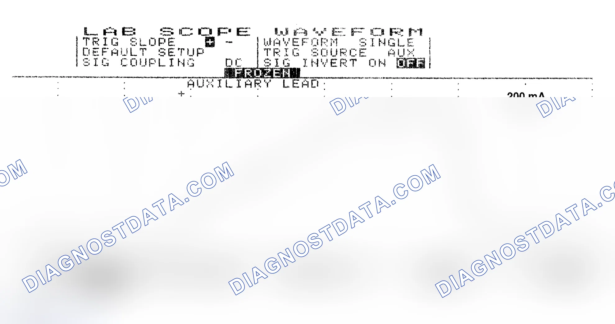 Scheme 13: Single Injector w/Normal Current Flow - Current Pattern