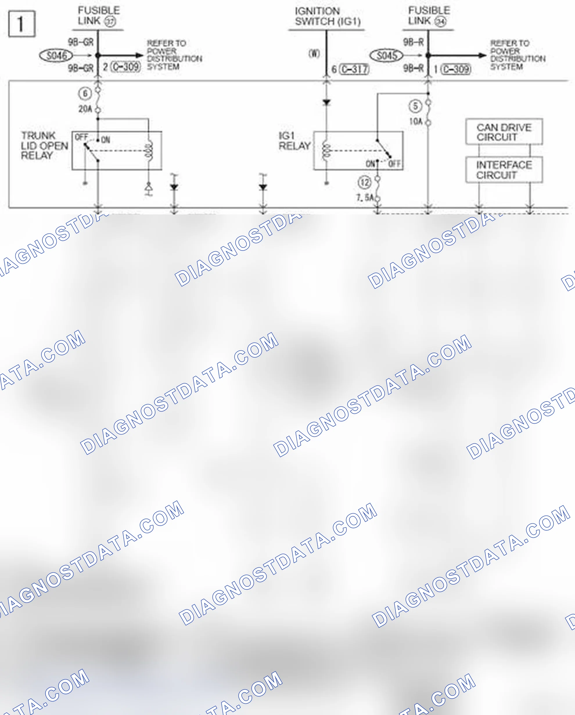 Scheme 832: TRUNK LID OPENER