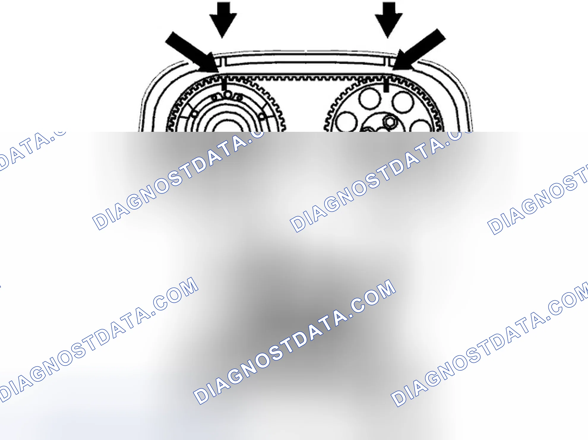 Scheme 313: Aligning the engine according to the marking