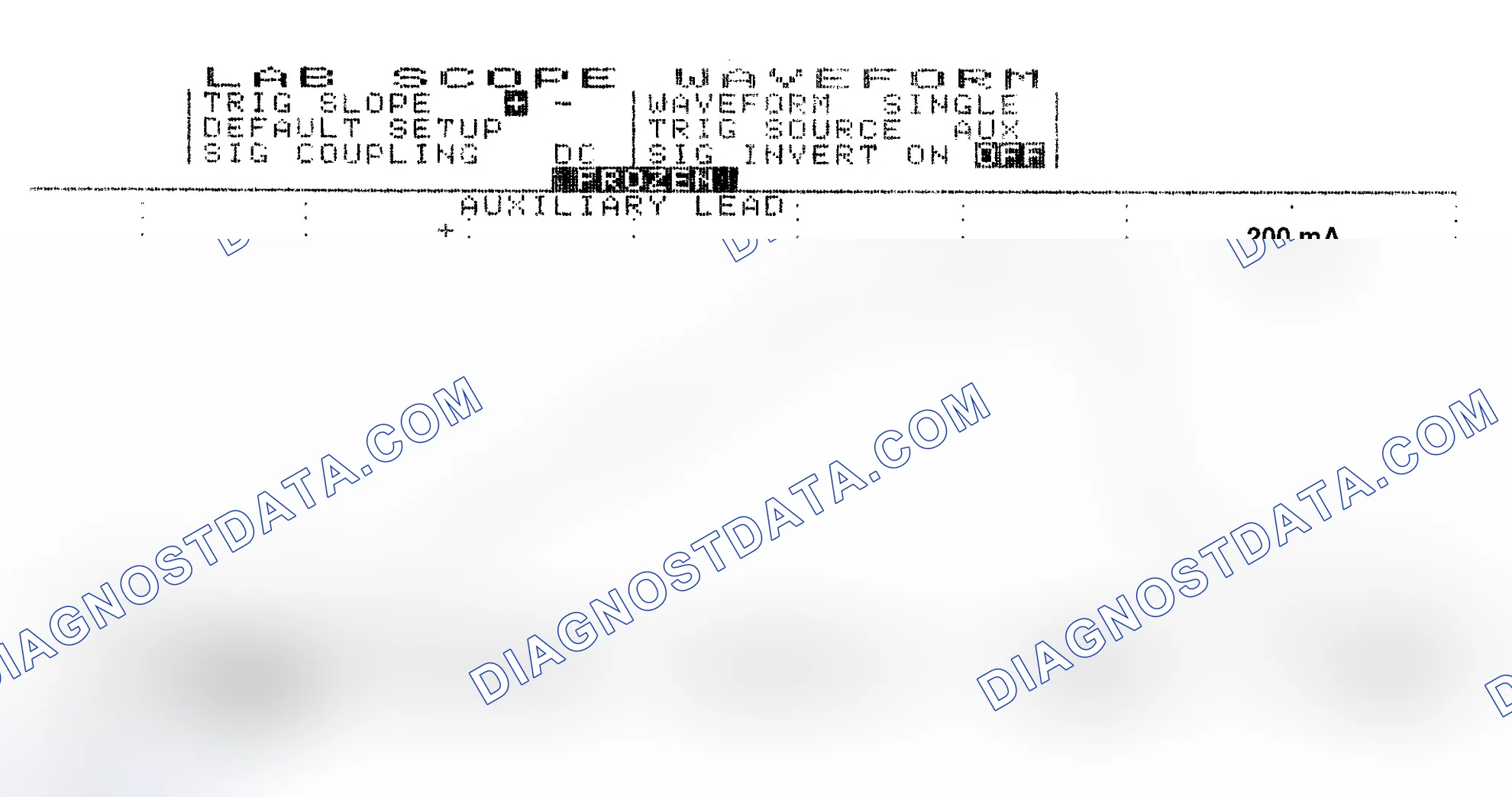 Scheme 13: Single Injector w/Normal Current Flow - Current Pattern