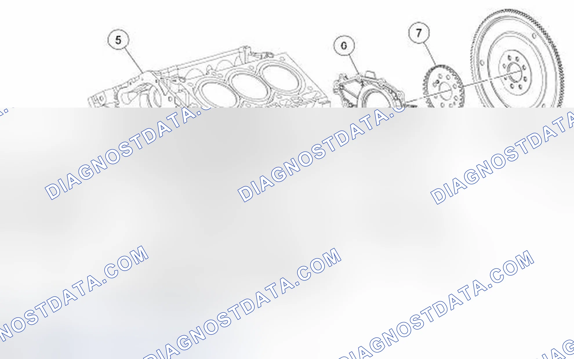 Scheme 667: Lower Engine Block (View 1)