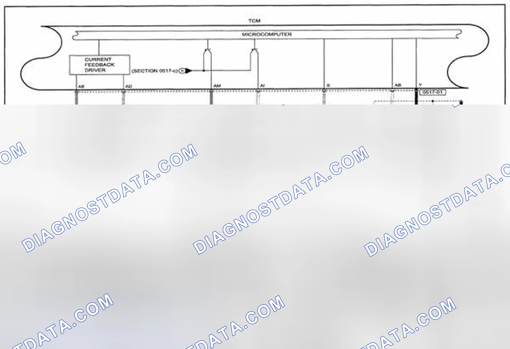 Scheme 194: Automatic Transaxle Control System (FS5A-EL) Wiring Diagram - 0517-D (1 Of 2)