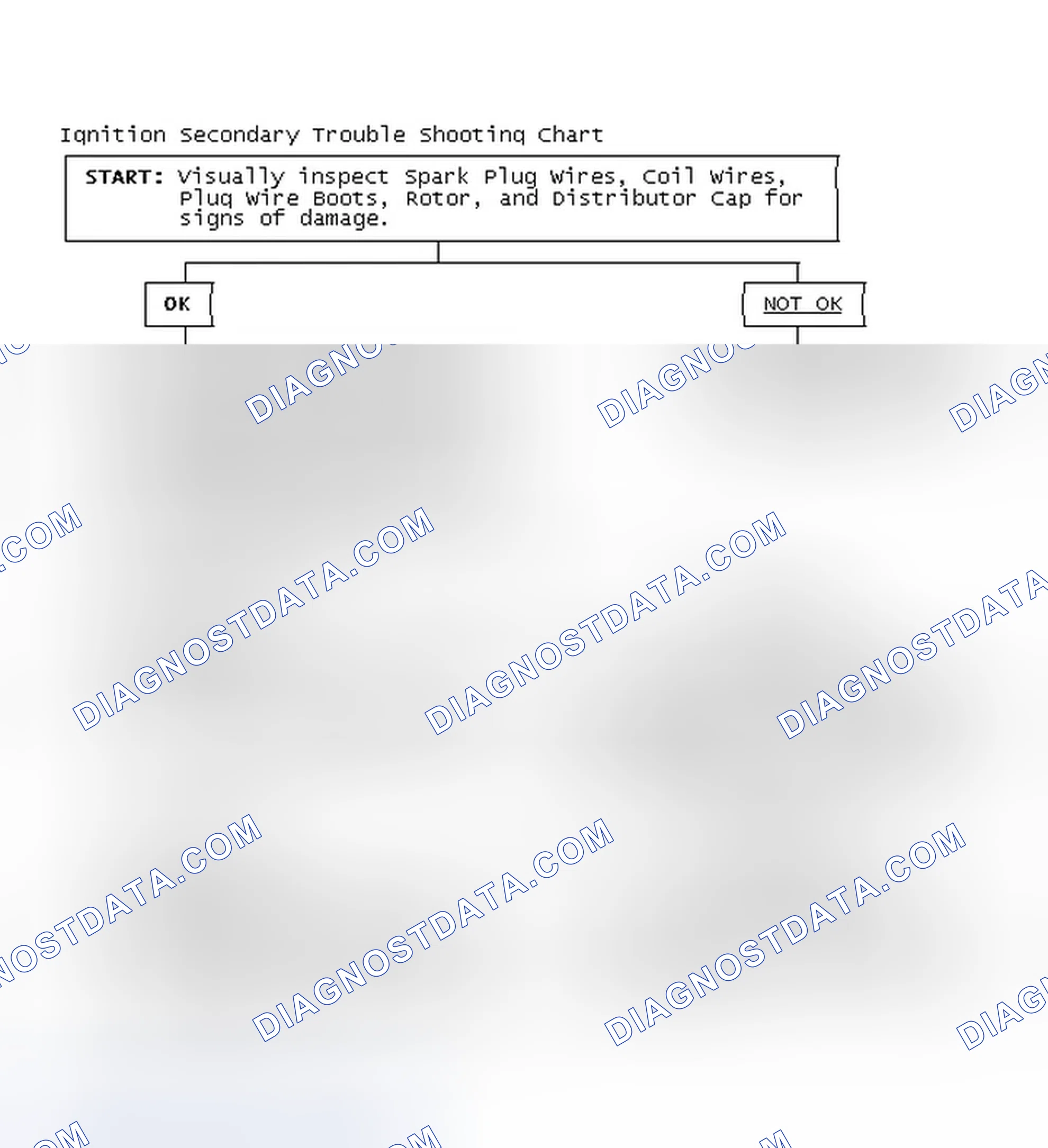 Scheme 1: Ignition Secondary Trouble Shooting Chart