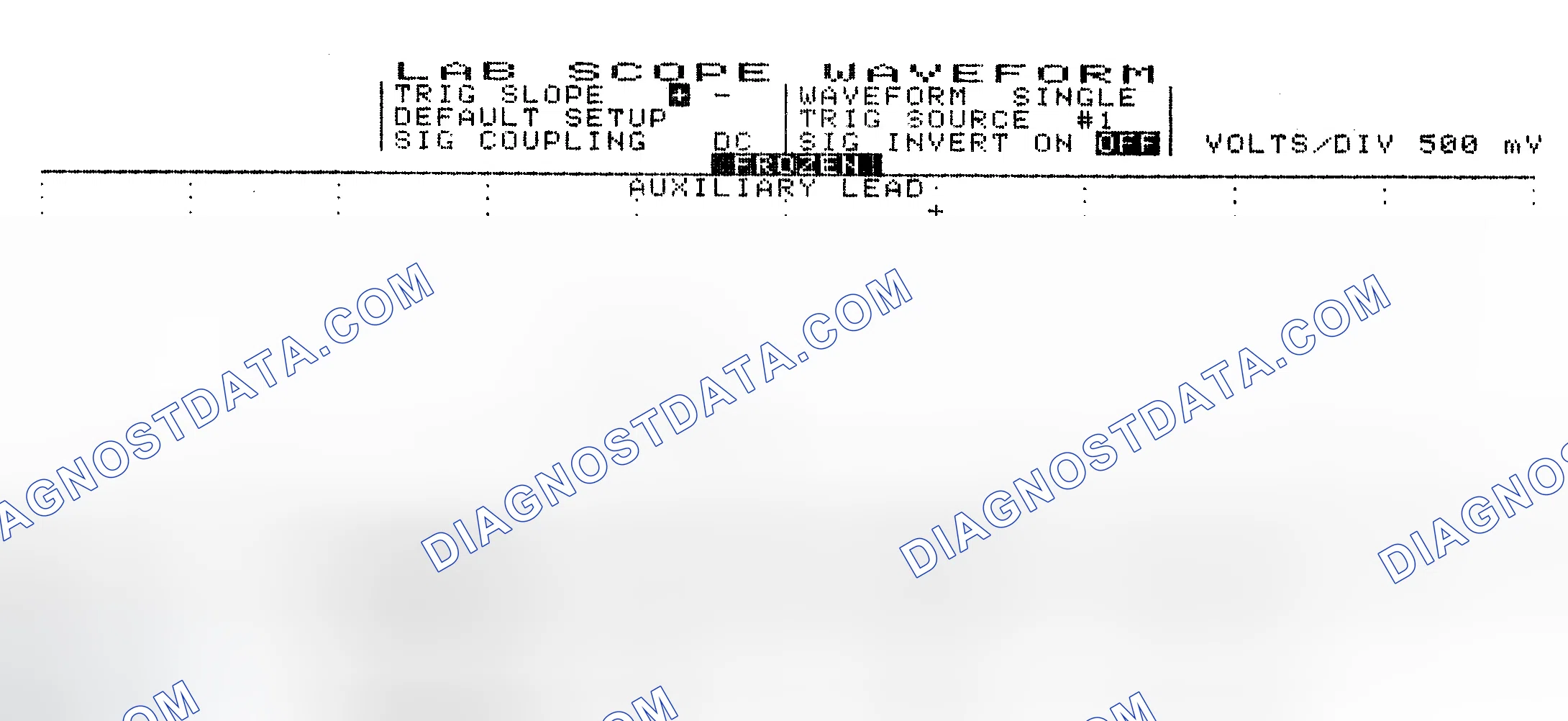 Scheme 10: Single Injector w/Excessive Current Flow - Current Pattern