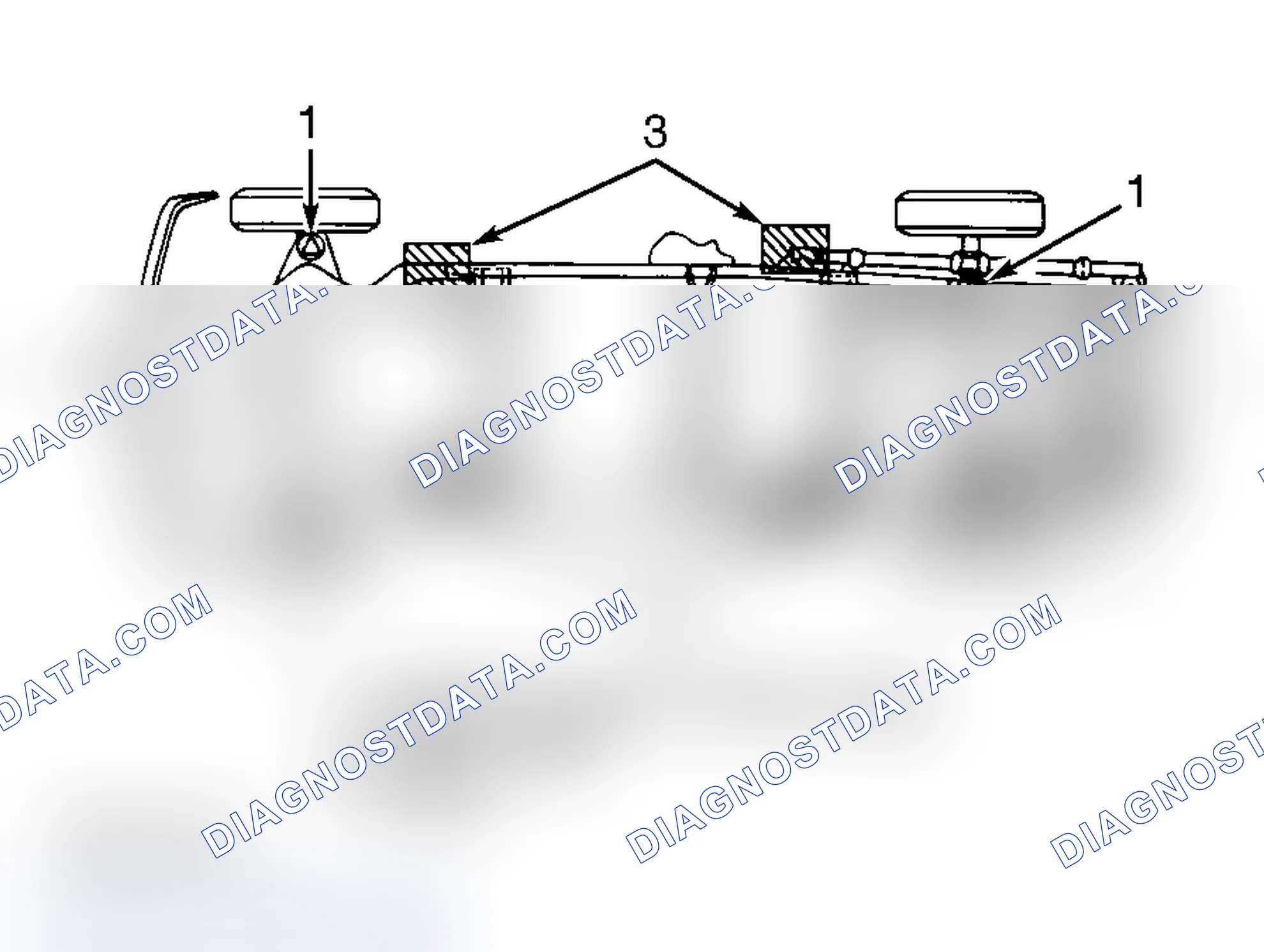 Scheme 13: Hoisting & Jacking Locations ("C" & "K" Series) Courtesy of General Motors Corp.