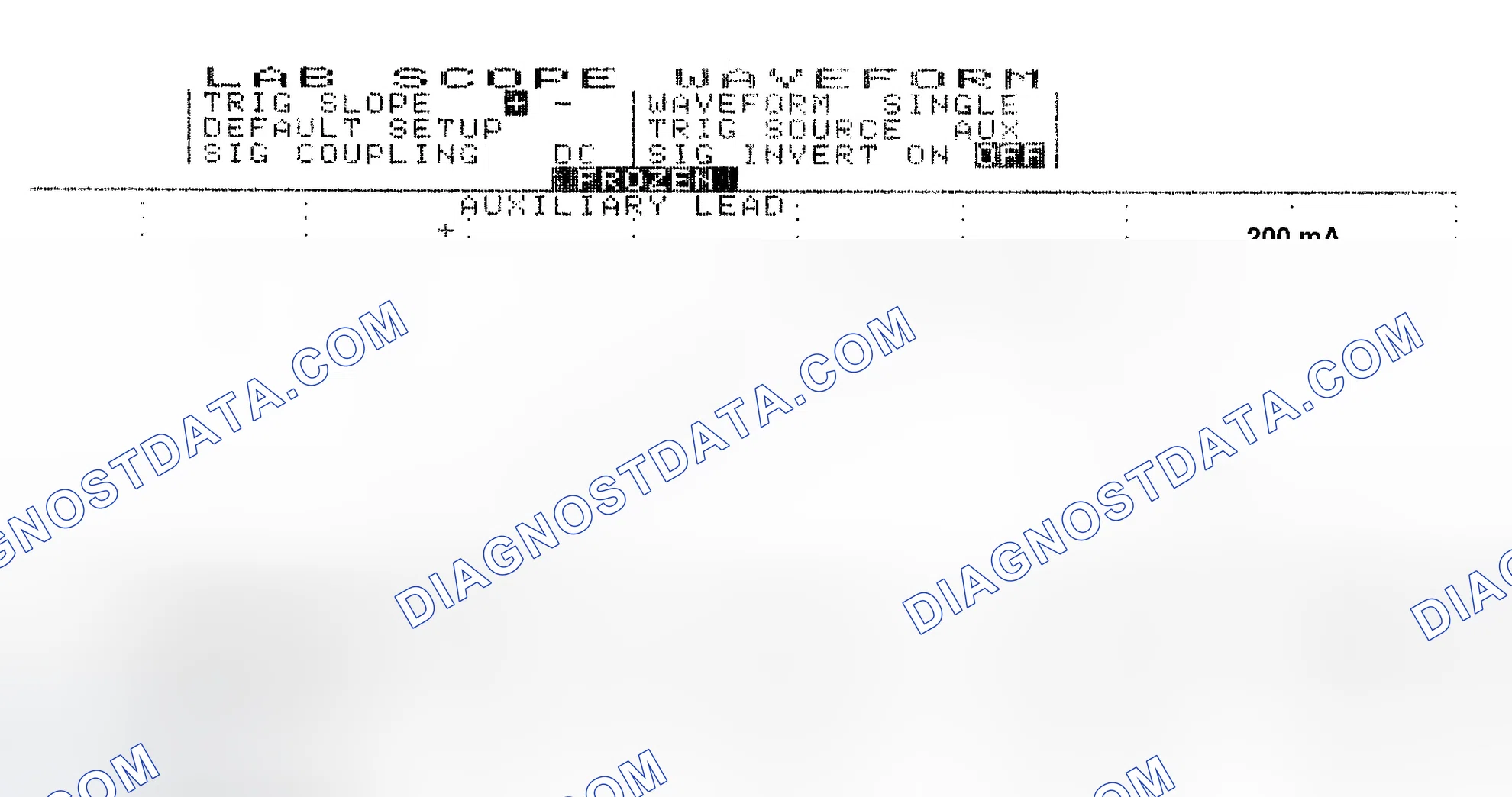 Scheme 13: Single Injector w/Normal Current Flow - Current Pattern