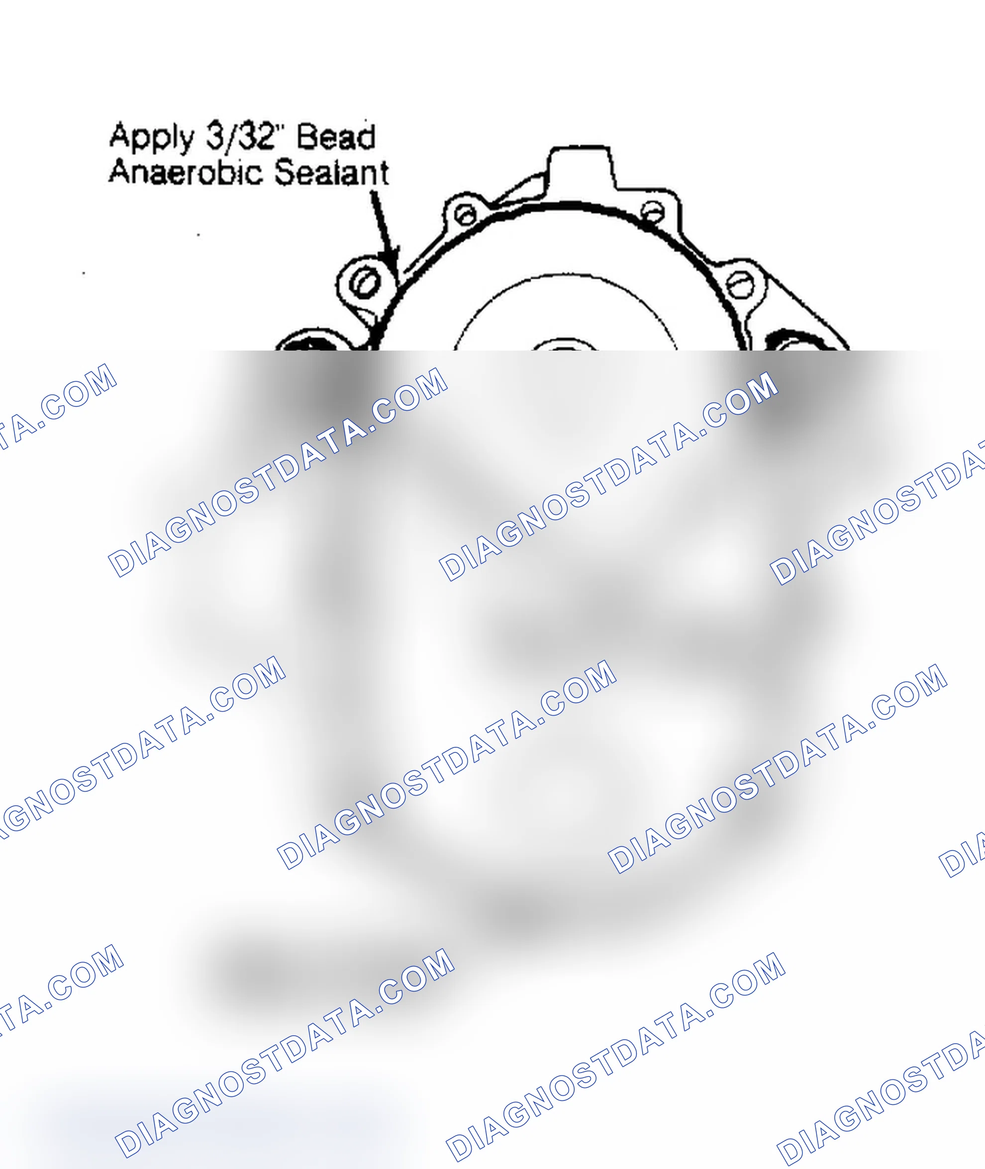 Scheme 40: Front Cover Sealant Application