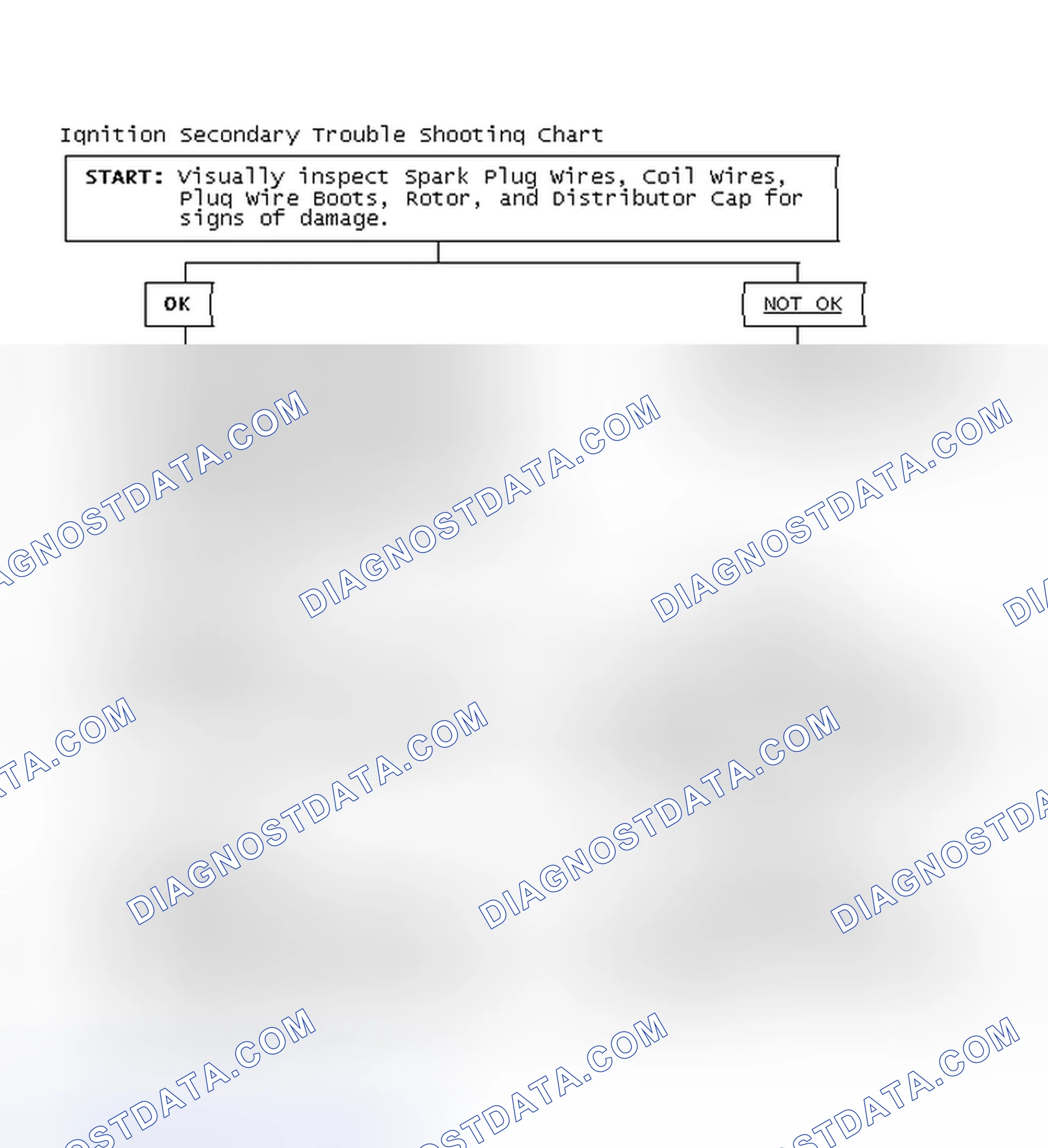 Scheme 1: Ignition Secondary Trouble Shooting Chart