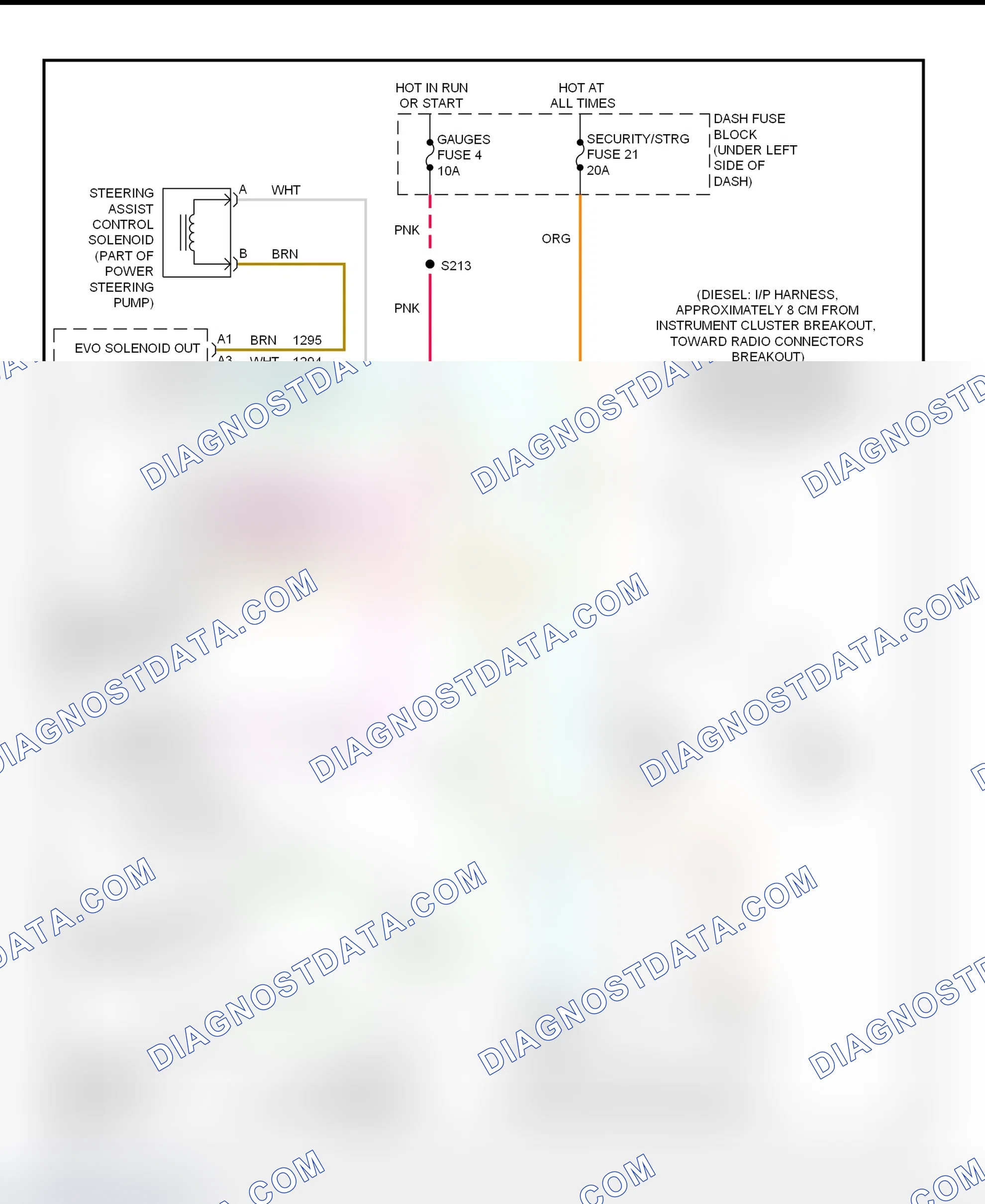 Scheme 18: Electronic Power Steering Wiring Diagram (Sierra, Suburban, Tahoe, Yukon, & "C" & "K" Series Pickup 1998)