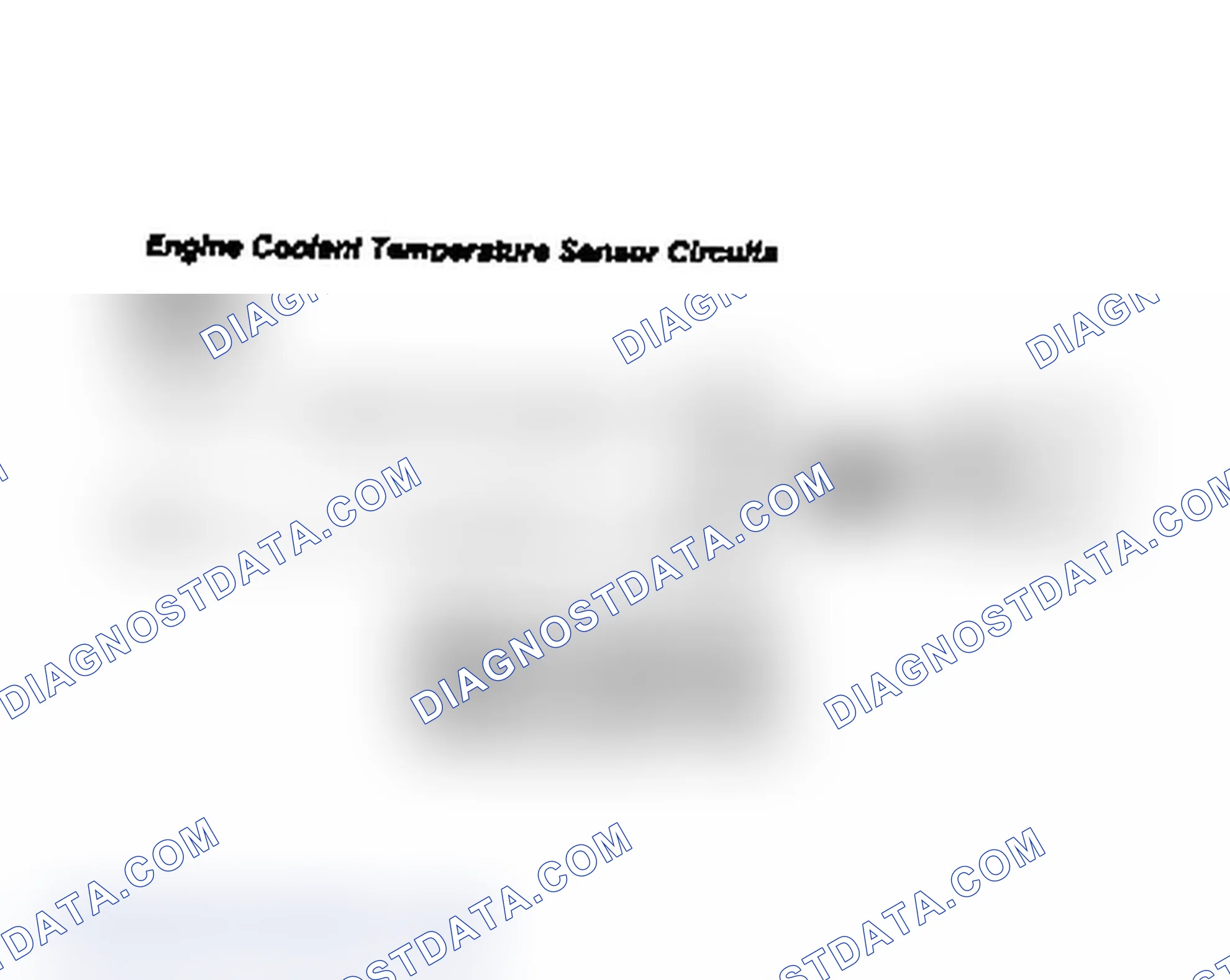 Scheme 110: TEST E - COOLANT TEMPERATURE SENSOR