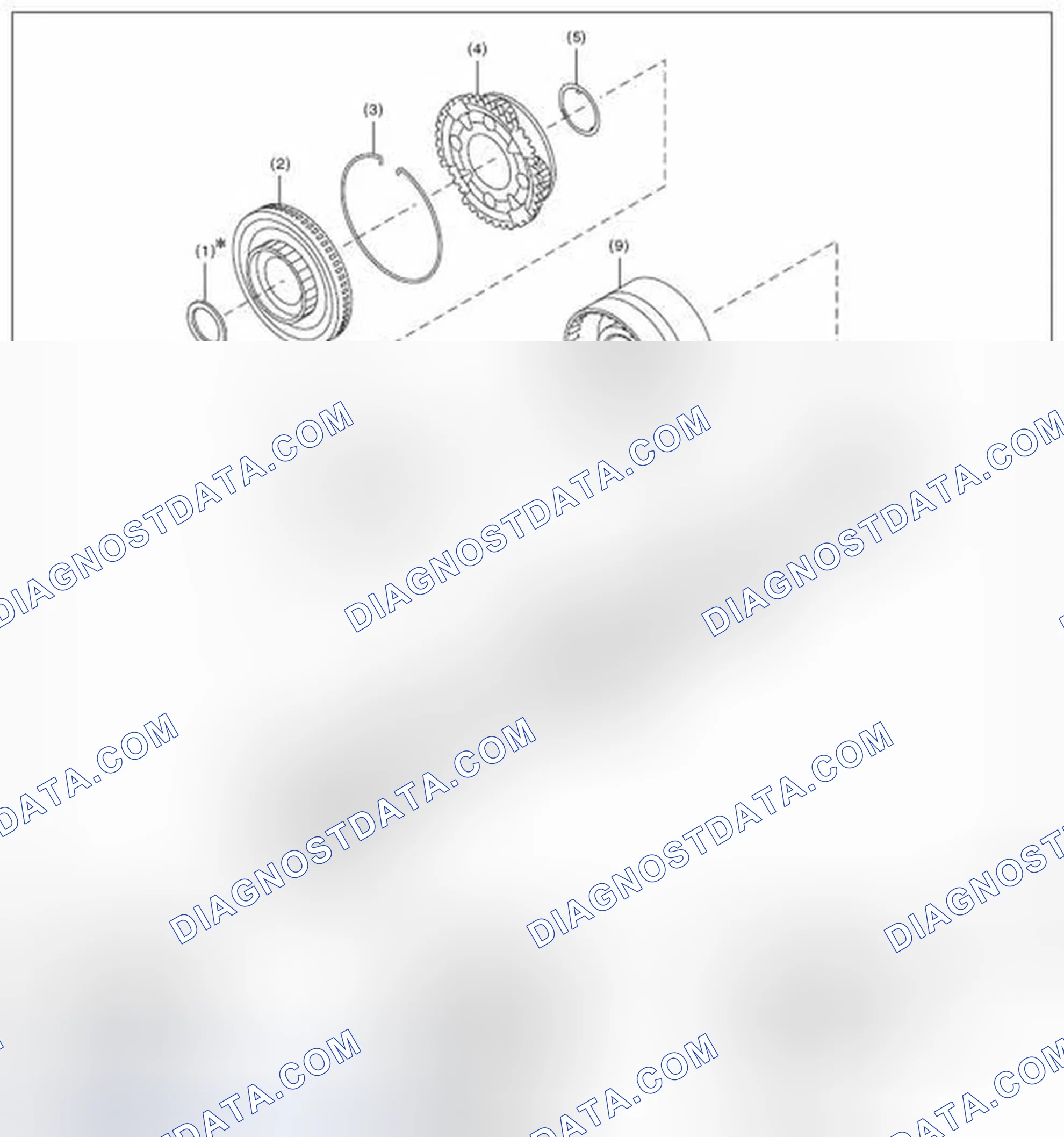 Scheme 181: FRONT PLANETARY CARRIER AND MIDDLE & REAR PLANETARY CARRIER