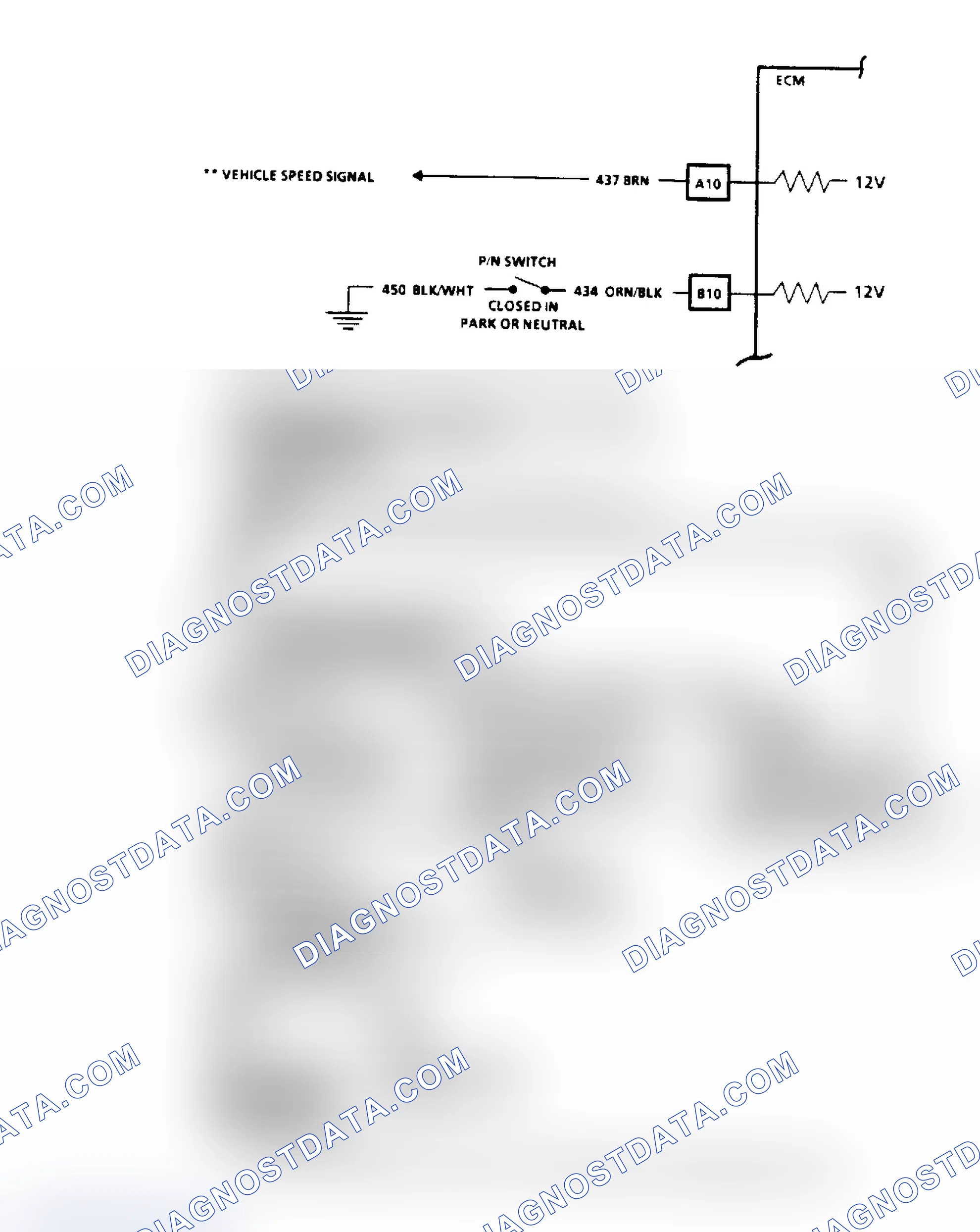 Scheme 59: Code 24, Vehicle Speed Sensor (VSS) Flow Chart & Schematic