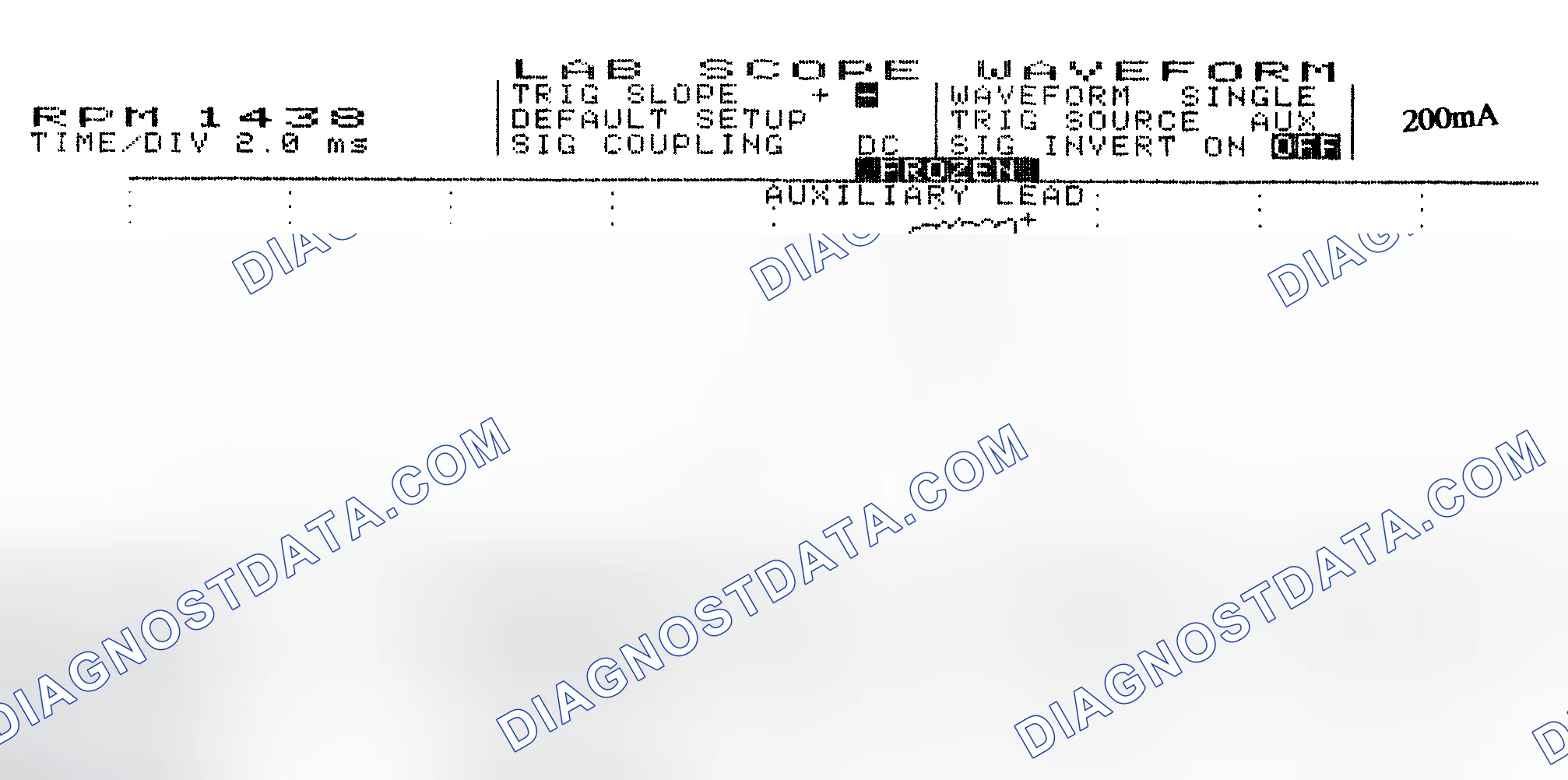 Scheme 15: Single Injector w/Normal Current Flow - Current Pattern