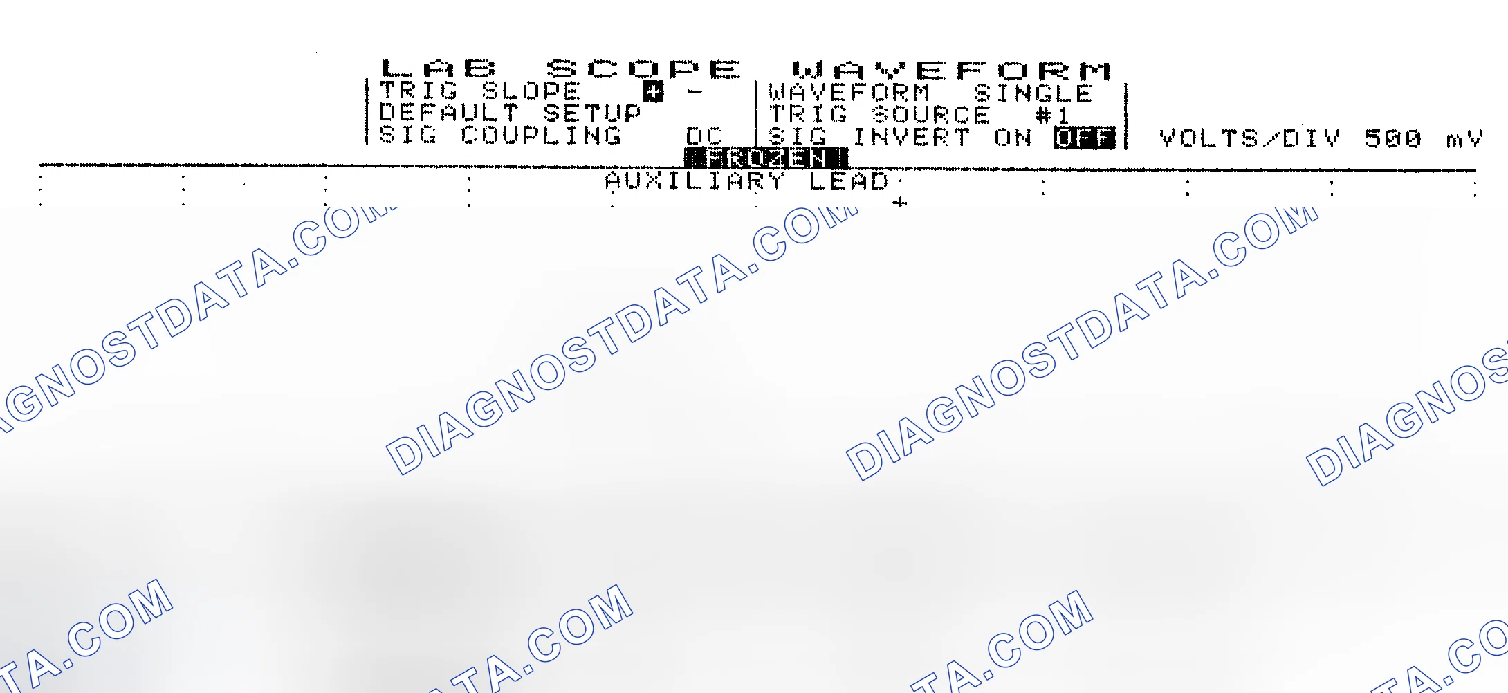 Scheme 10: Single Injector w/Excessive Current Flow - Current Pattern