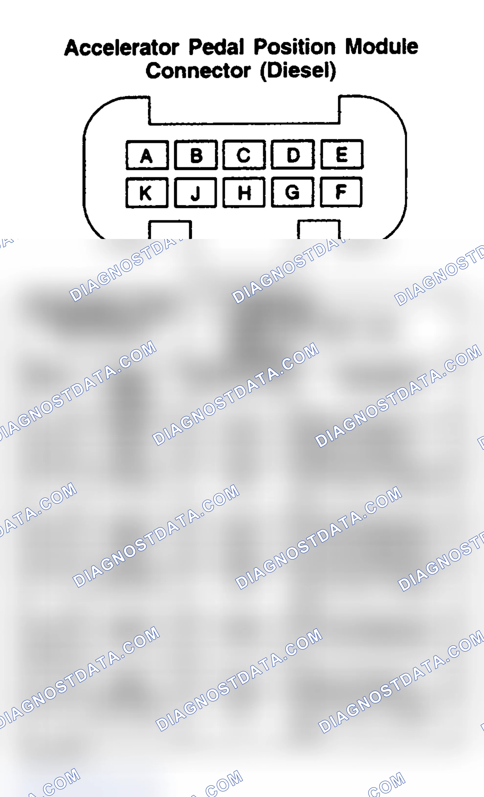 Scheme 113: ACCELERATOR PEDAL POSITION MODULE (DIESEL)