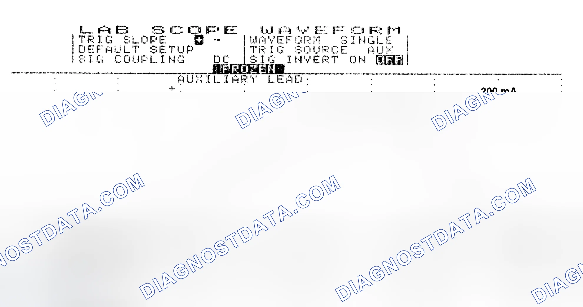 Scheme 13: Single Injector w/Normal Current Flow - Current Pattern