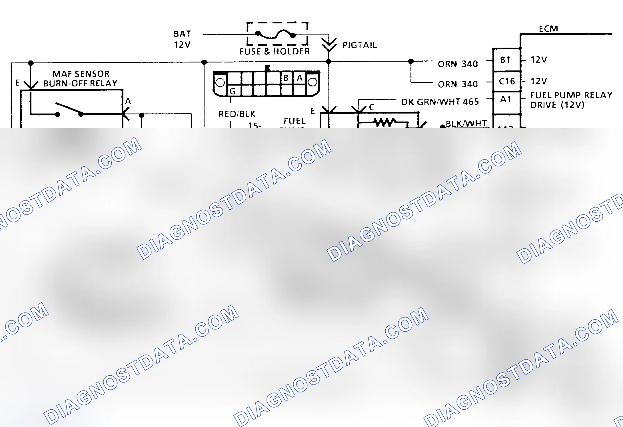 Scheme 199: Code 33, MAP Sensor, Schematic