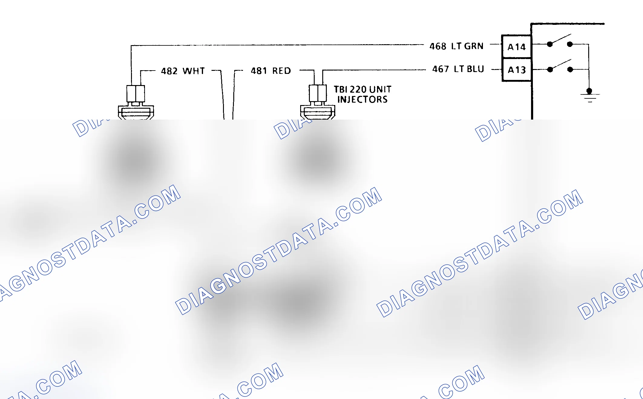 Scheme 284: CODE 42, Schematic, Elec. Spark Timing (4.3L S & T Series P/U W/ M/T)