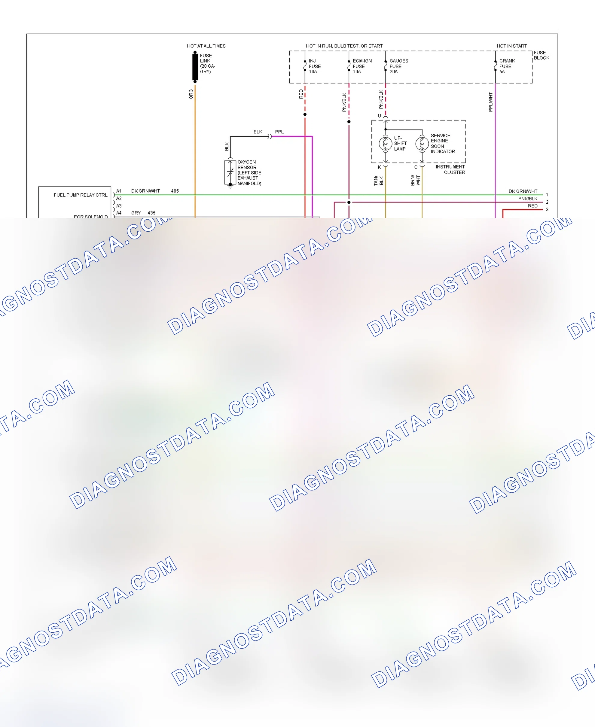 Scheme 27: Wiring Diagram (Blazer, Pickup, Sierra, Suburban & Yukon - 5.0L & 5.7L With M/T - 1 Of 2)