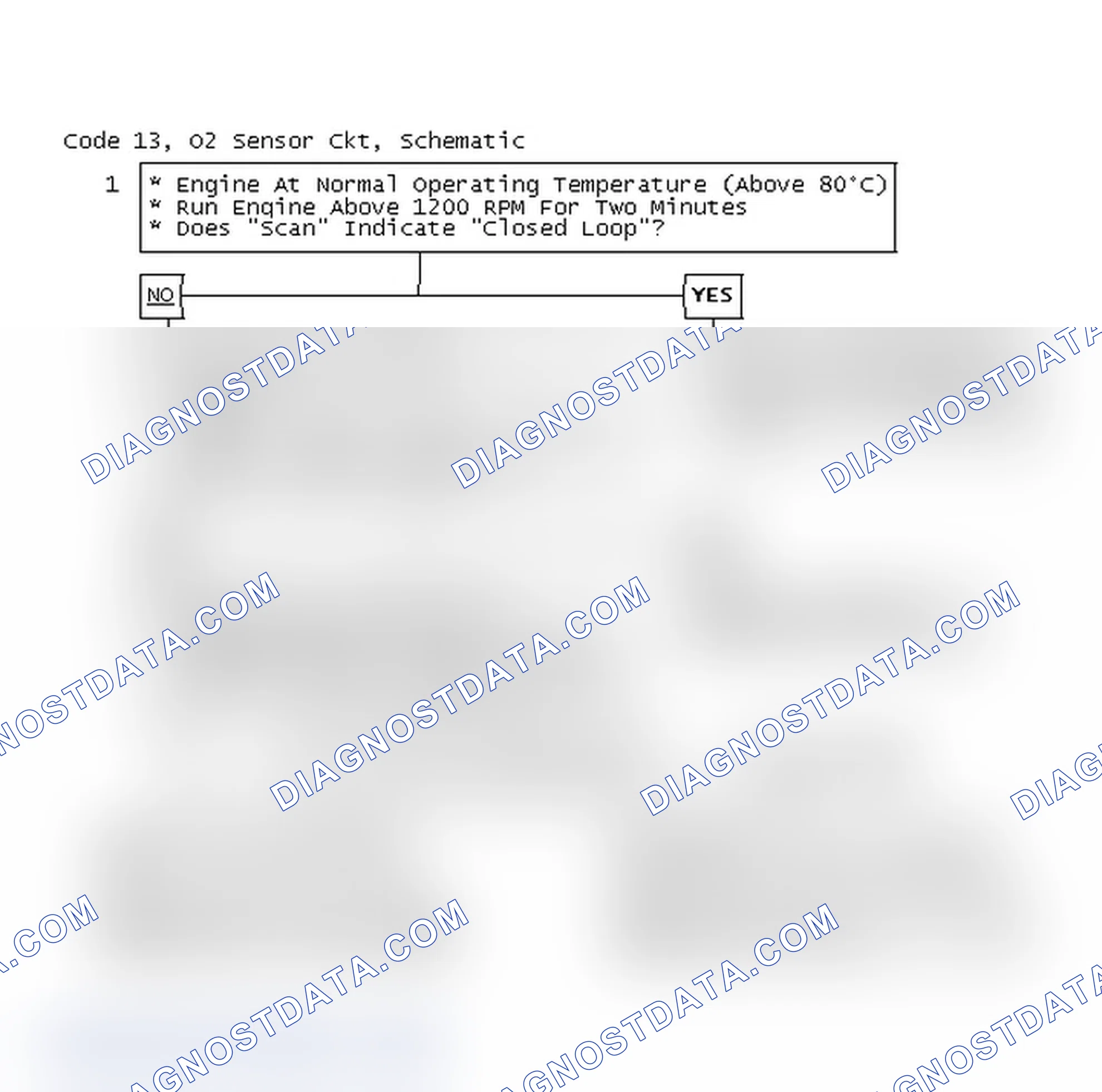 Scheme 182: Code 13, O2 Sensor Ckt, Schematic