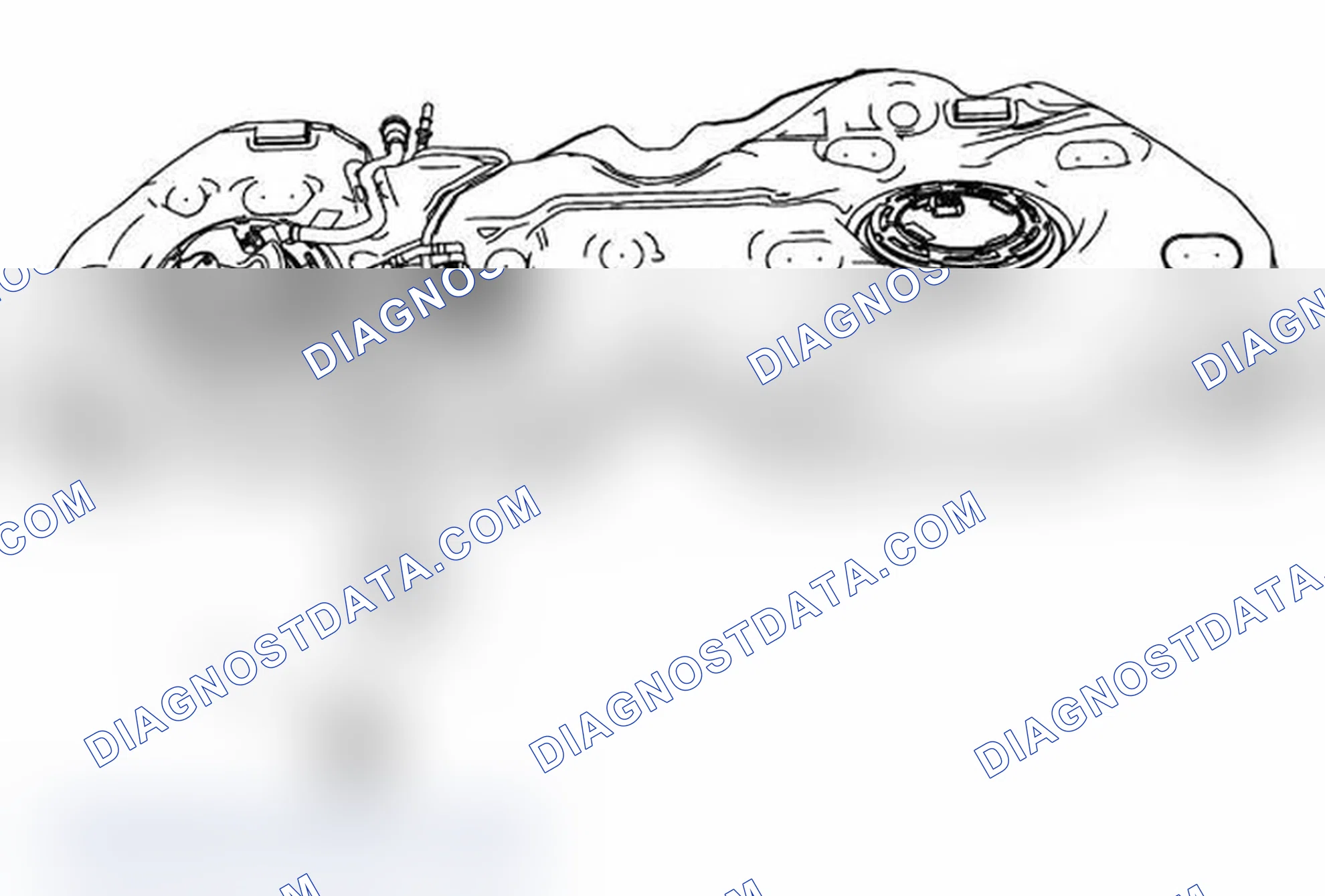 Scheme 90: Fuel Pressure Sensor Replacement - Fuel Feed Pipe