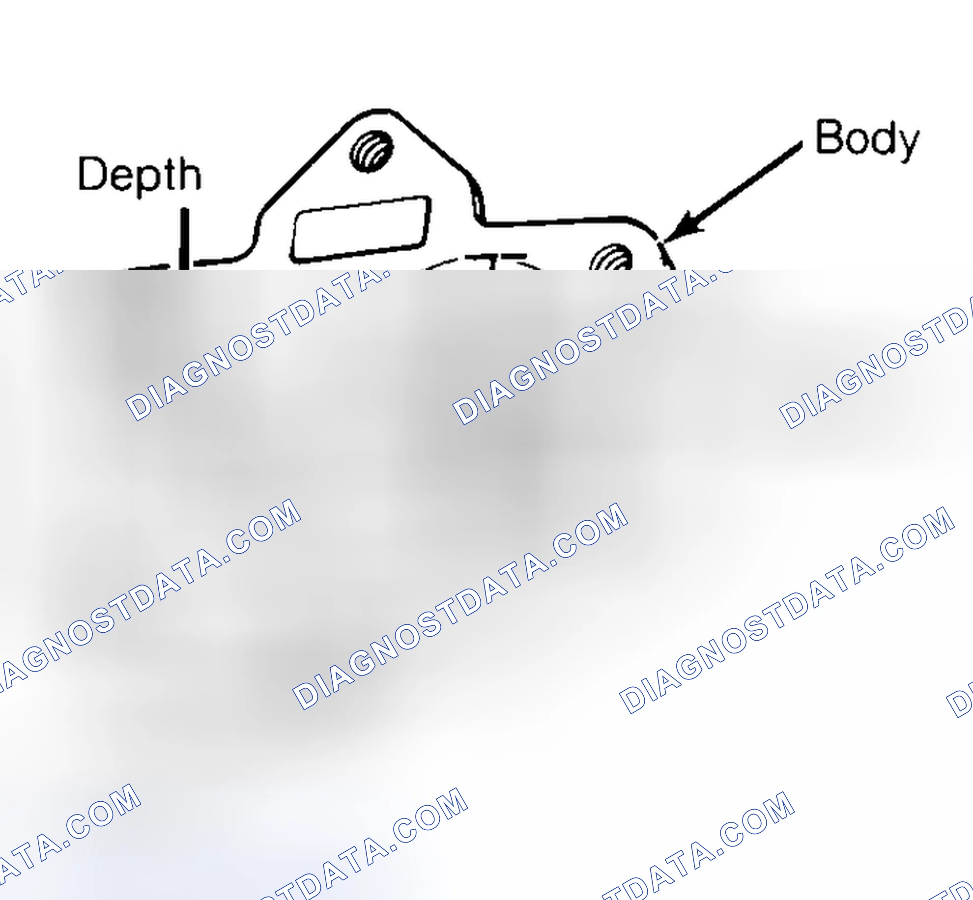 Scheme 35: Measuring Oil Pump Gear Cavity