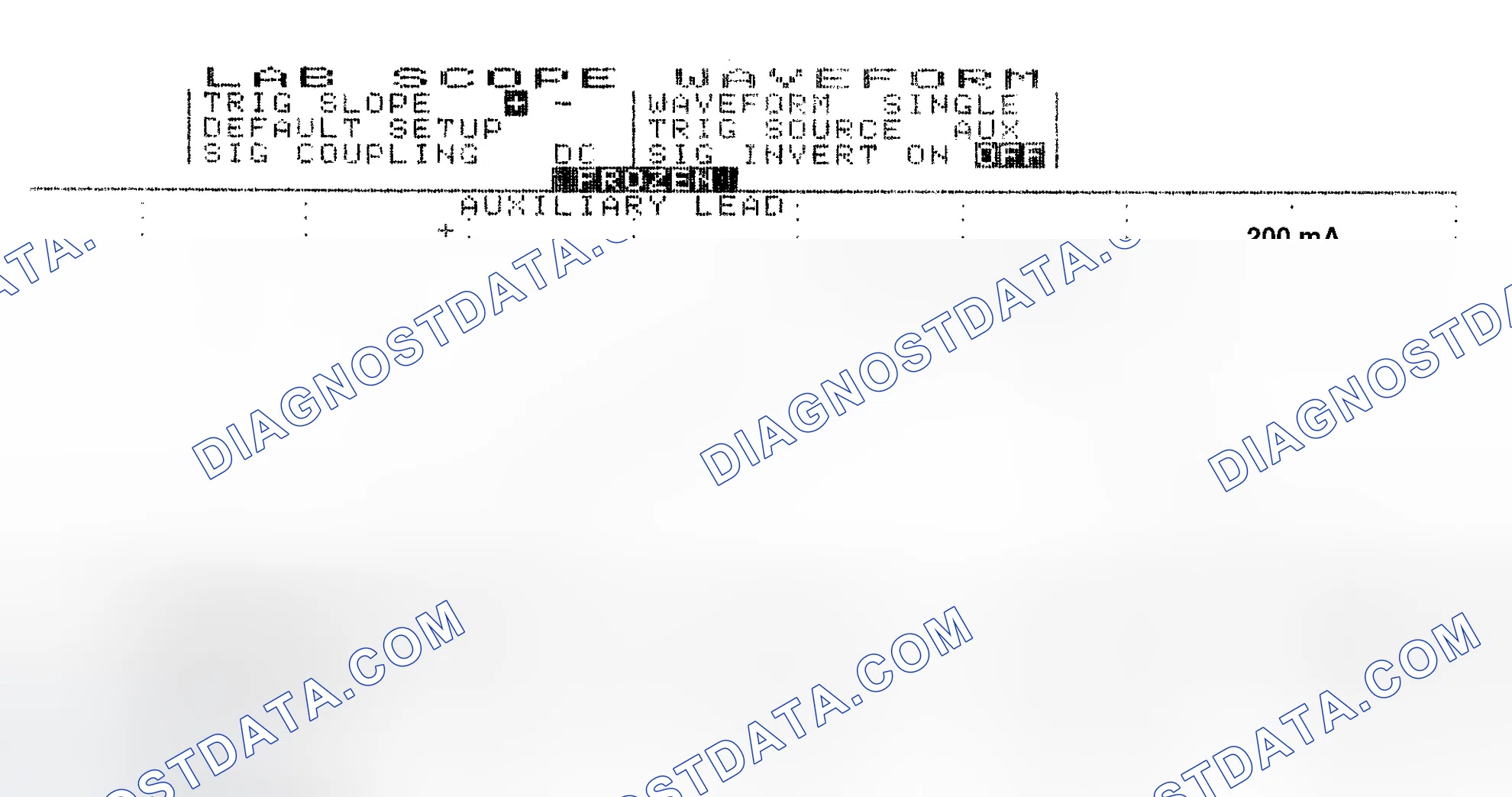 Scheme 13: Single Injector w/Normal Current Flow - Current Pattern