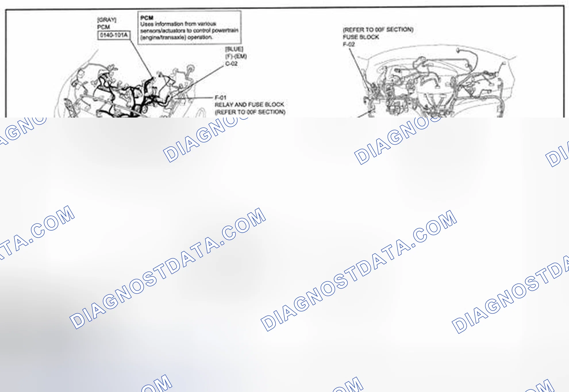 Scheme 117: Control System (MZR 2.0, MZR 2.5) Wiring Diagram - 0140-1a (2 Of 2)