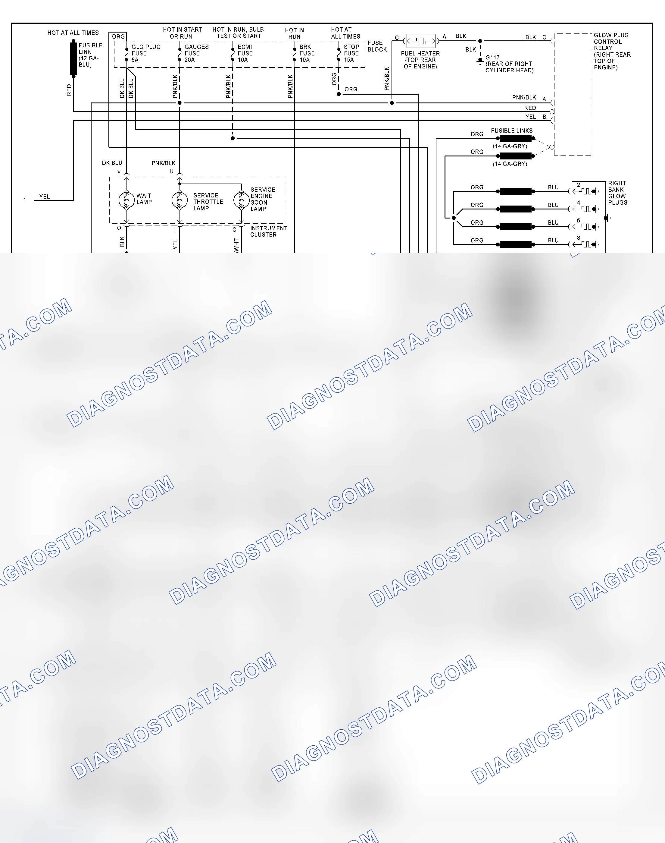Scheme 260: Wiring Diagram For Van - VIN P With 4L60-E (2 Of 2)