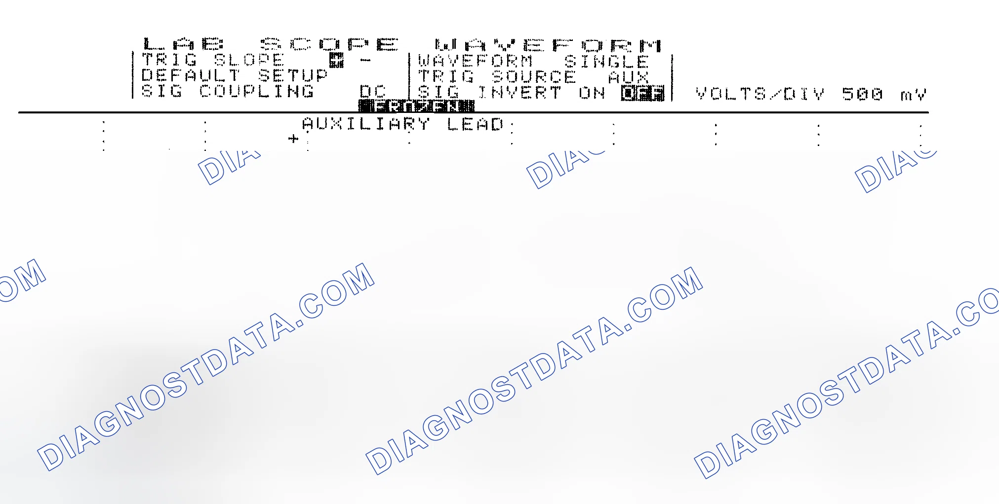 Scheme 14: Single Injector w/Excessive Current Flow - Current Pattern