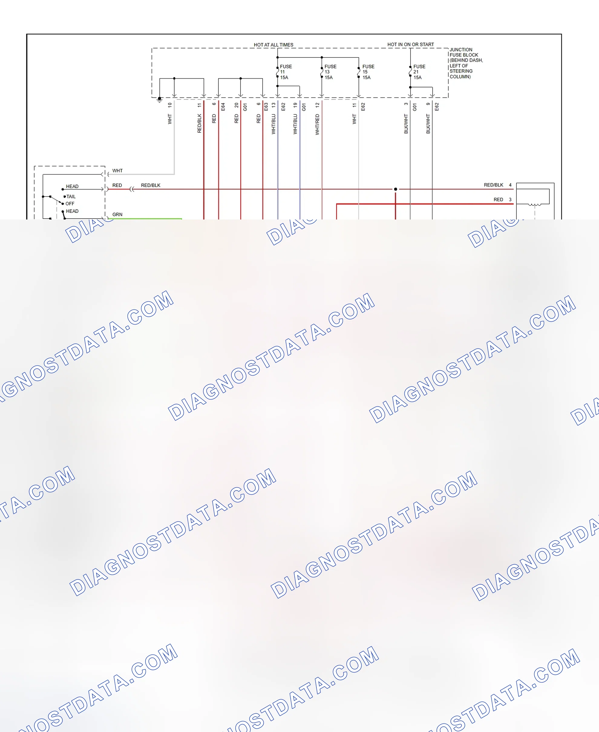 Scheme 3: Headlight System Wiring Diagram (Swift)