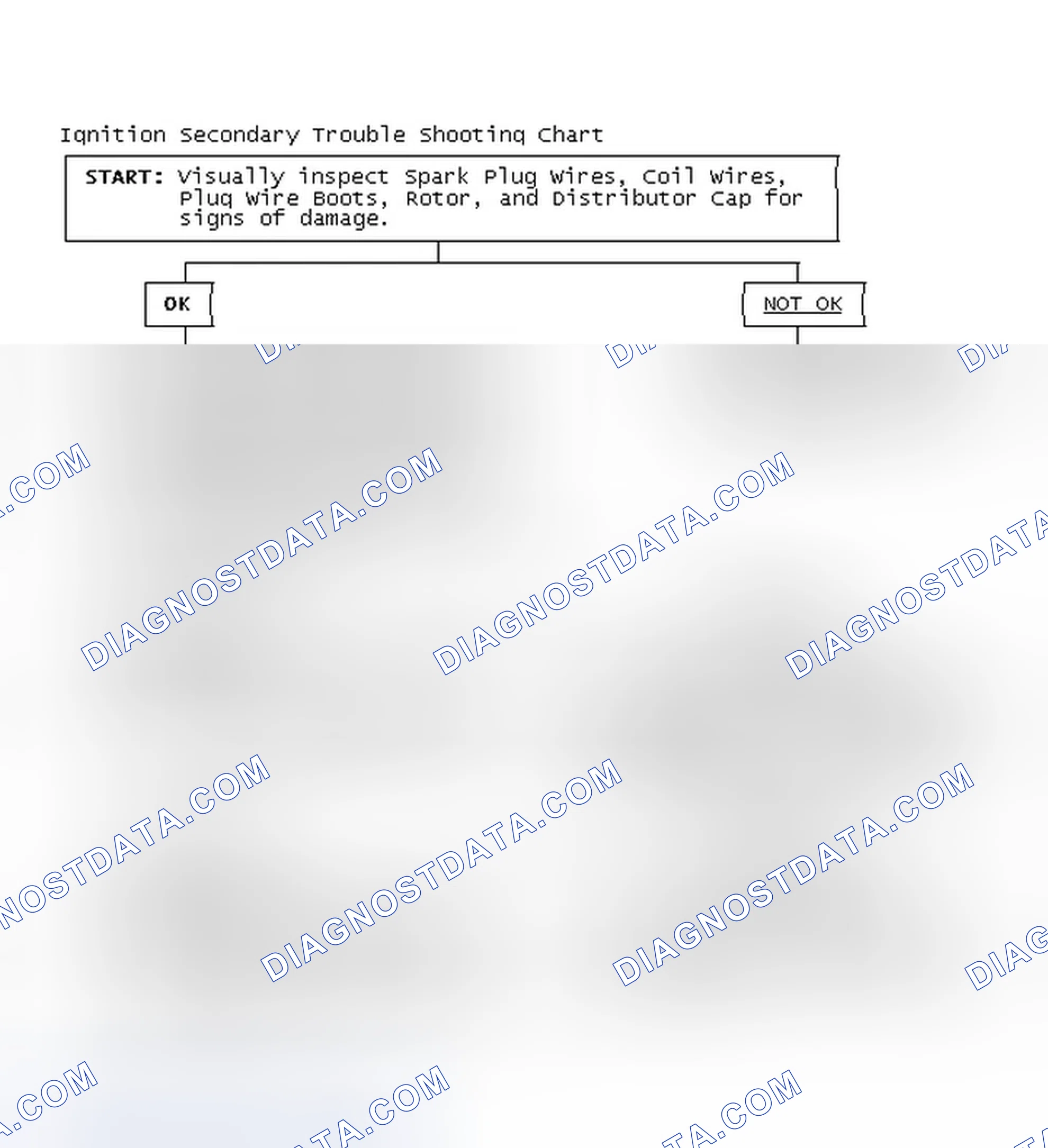 Scheme 1: Ignition Secondary Trouble Shooting Chart
